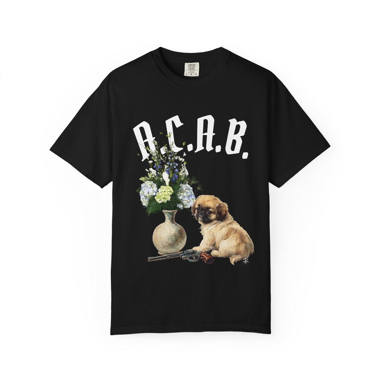 ACAB Pistol Pekingese Unisex T-Shirt