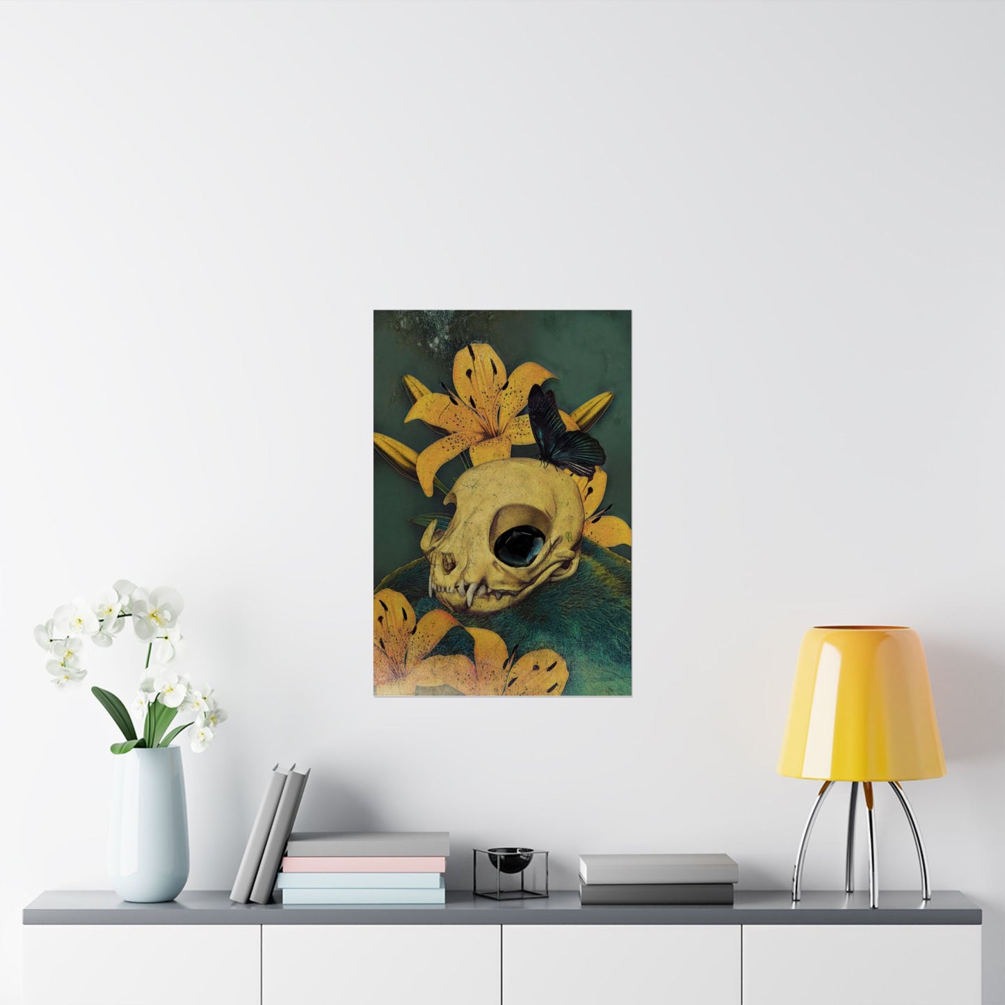 What’s that Mound in the Lily Bed by J.J. Liles (Premium Matte Fine Art Poster)