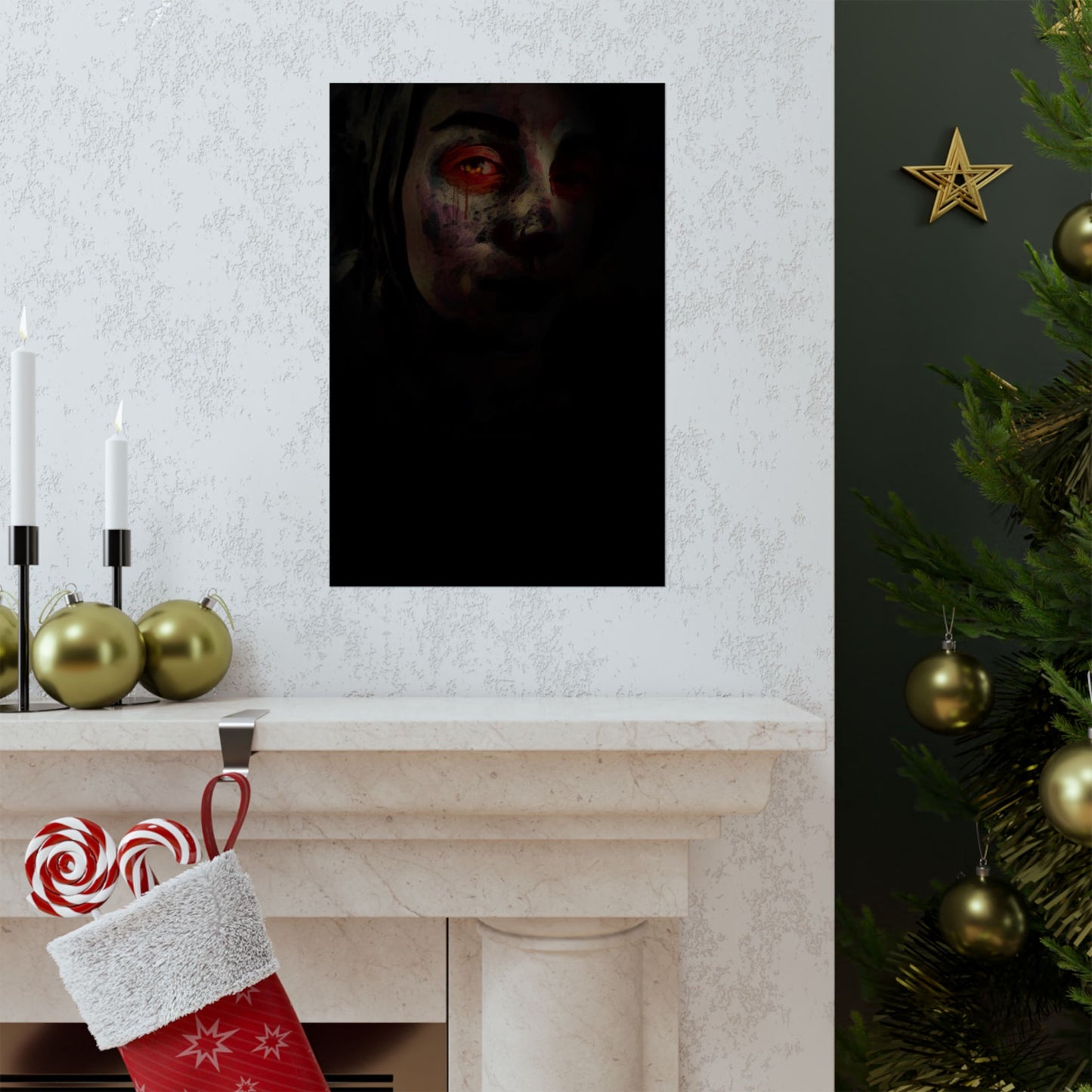 What Do You Run From? by J.J. Liles (Premium Matte Fine Art Print)