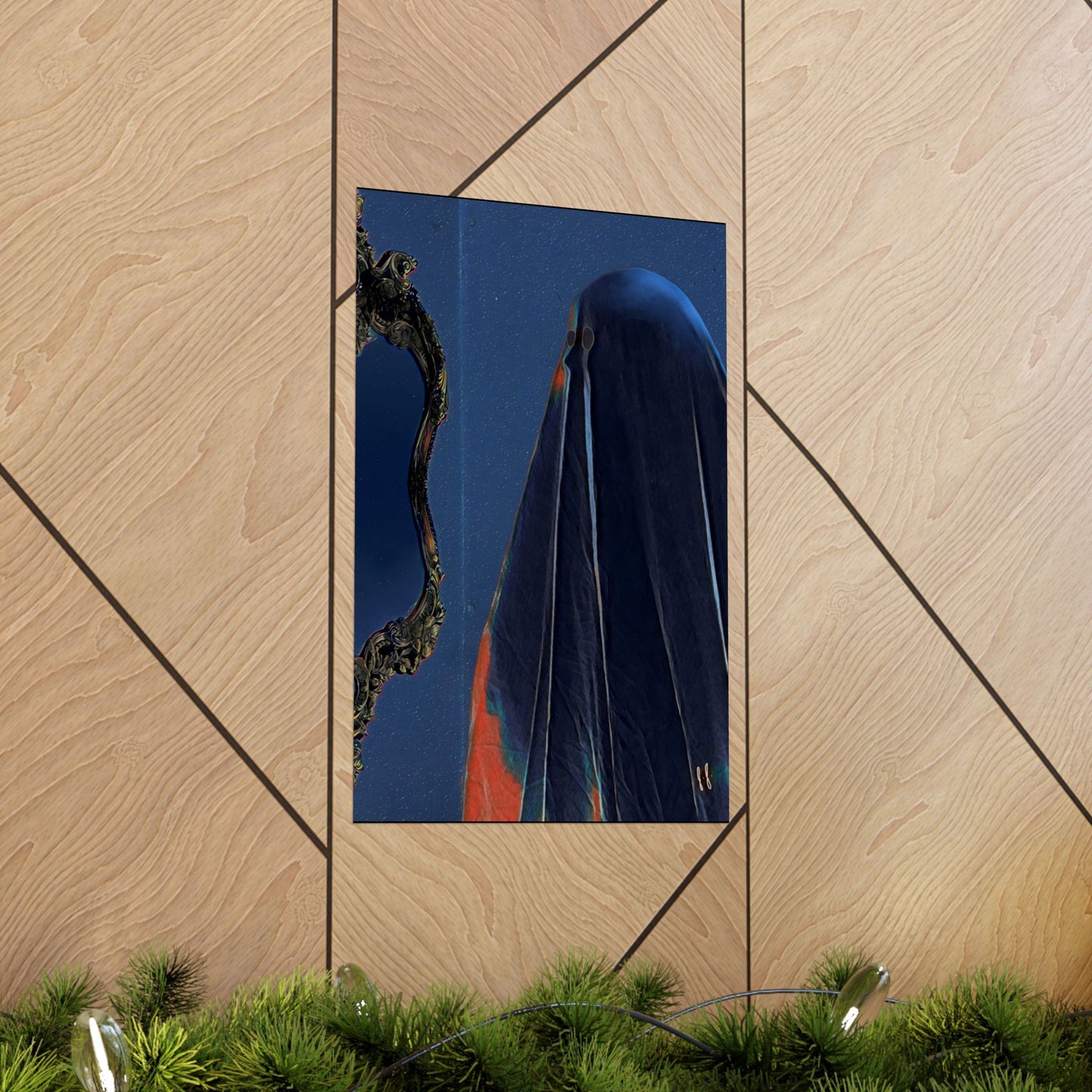 Moon Glow Ghostie by J.J. Liles (Premium Matte Fine Art Poster)