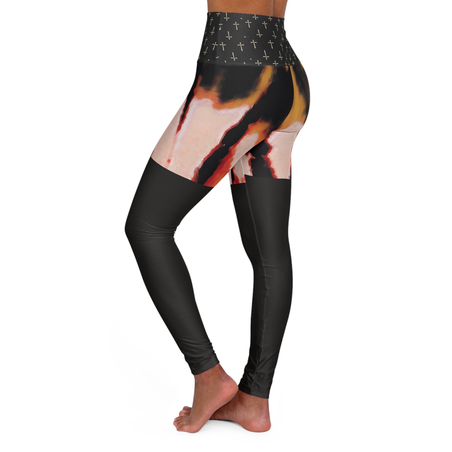 Agnostic Tie-Dye High Waisted Yoga Leggings