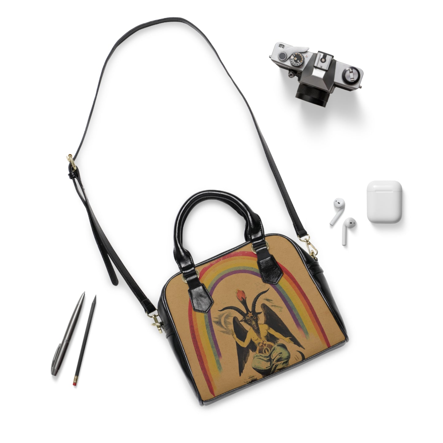 As Above, So Below Shoulder Crossover Purse
