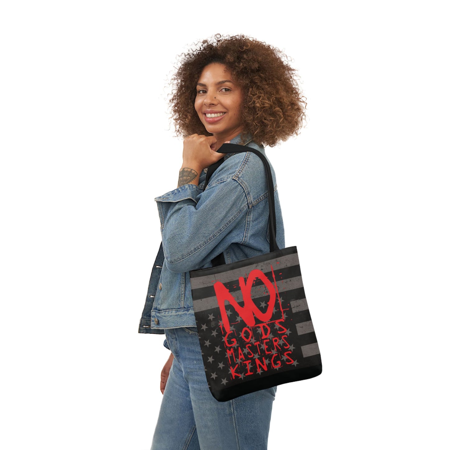 NO gods masters kings Tote