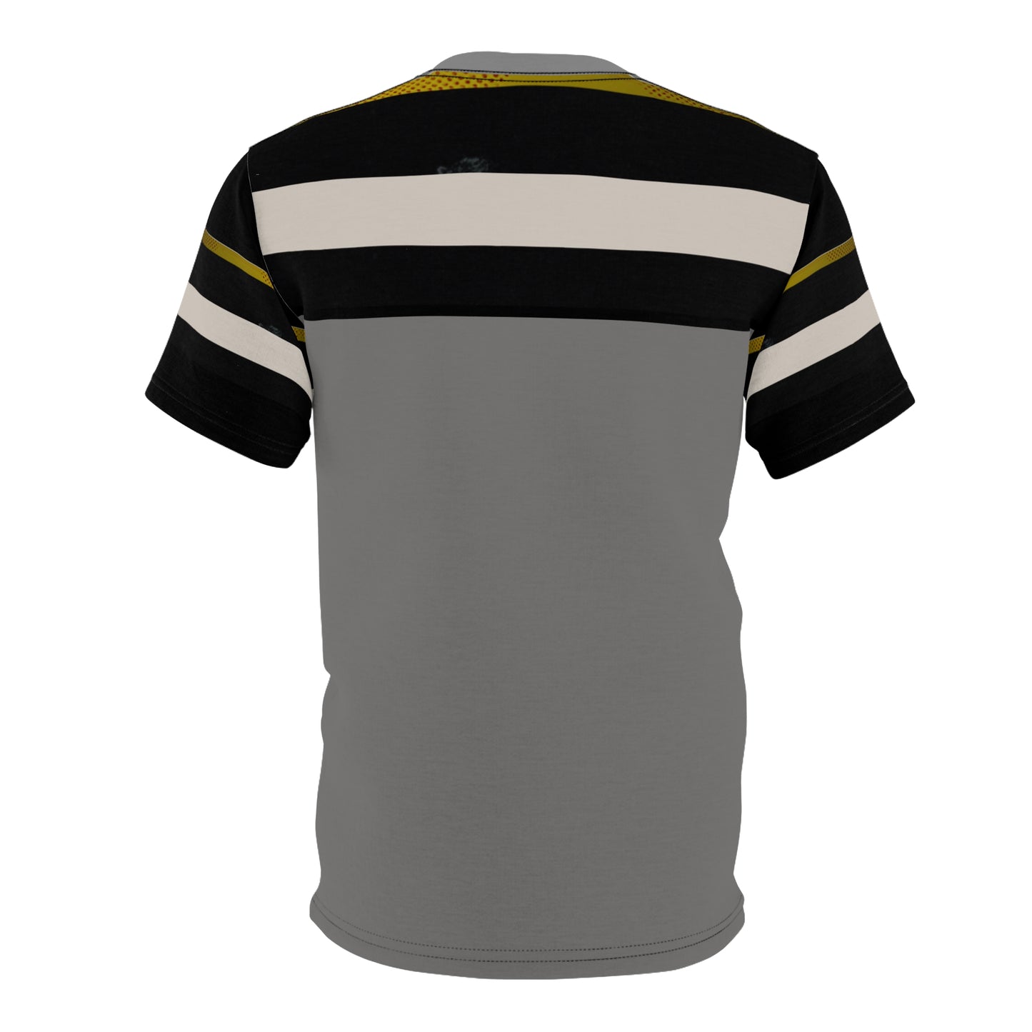 Mens Gray Saddle Stripe Tee