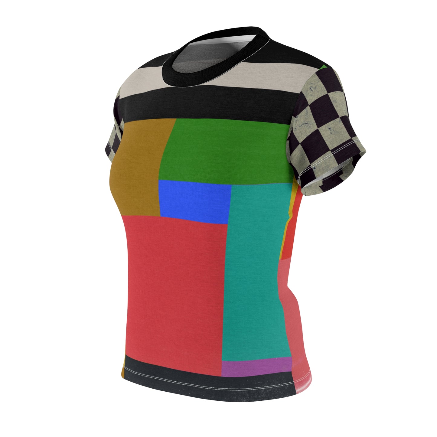 Womens Retro Block Tee