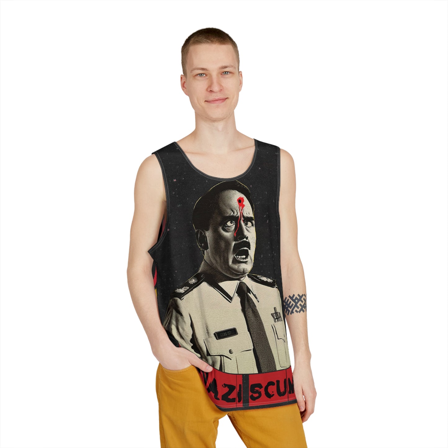Die Nazi Scum Oversized Unisex Tank
