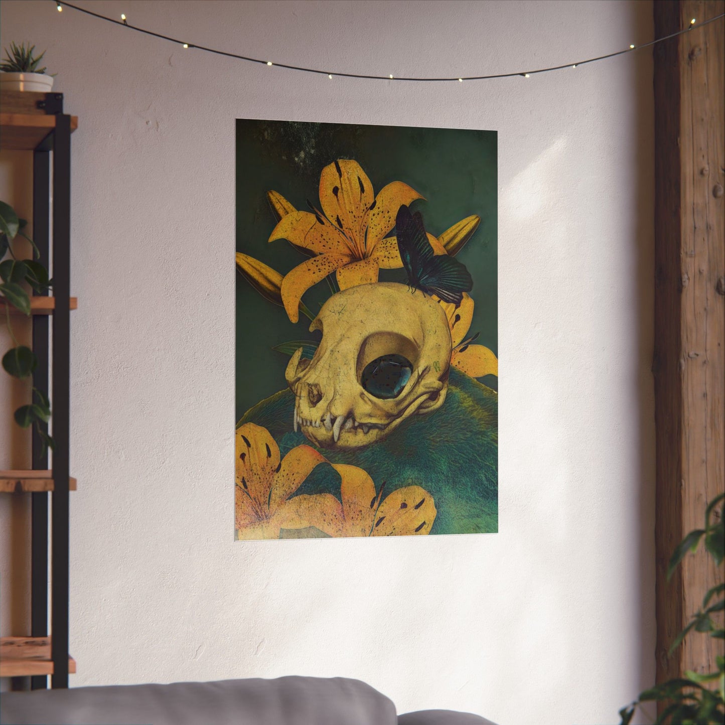 What’s that Mound in the Lily Bed by J.J. Liles (Premium Matte Fine Art Poster)
