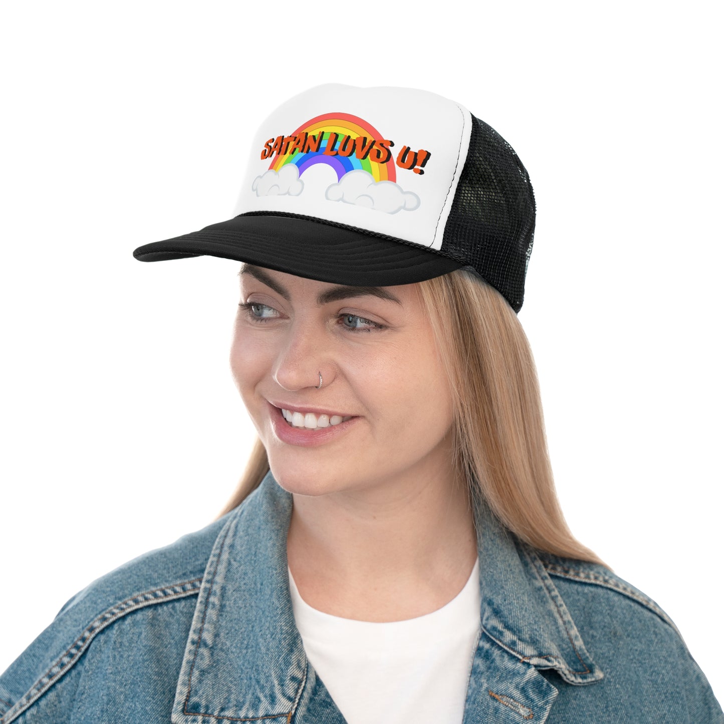 Satan Luvs U! Trucker Cap (4 Colors!)