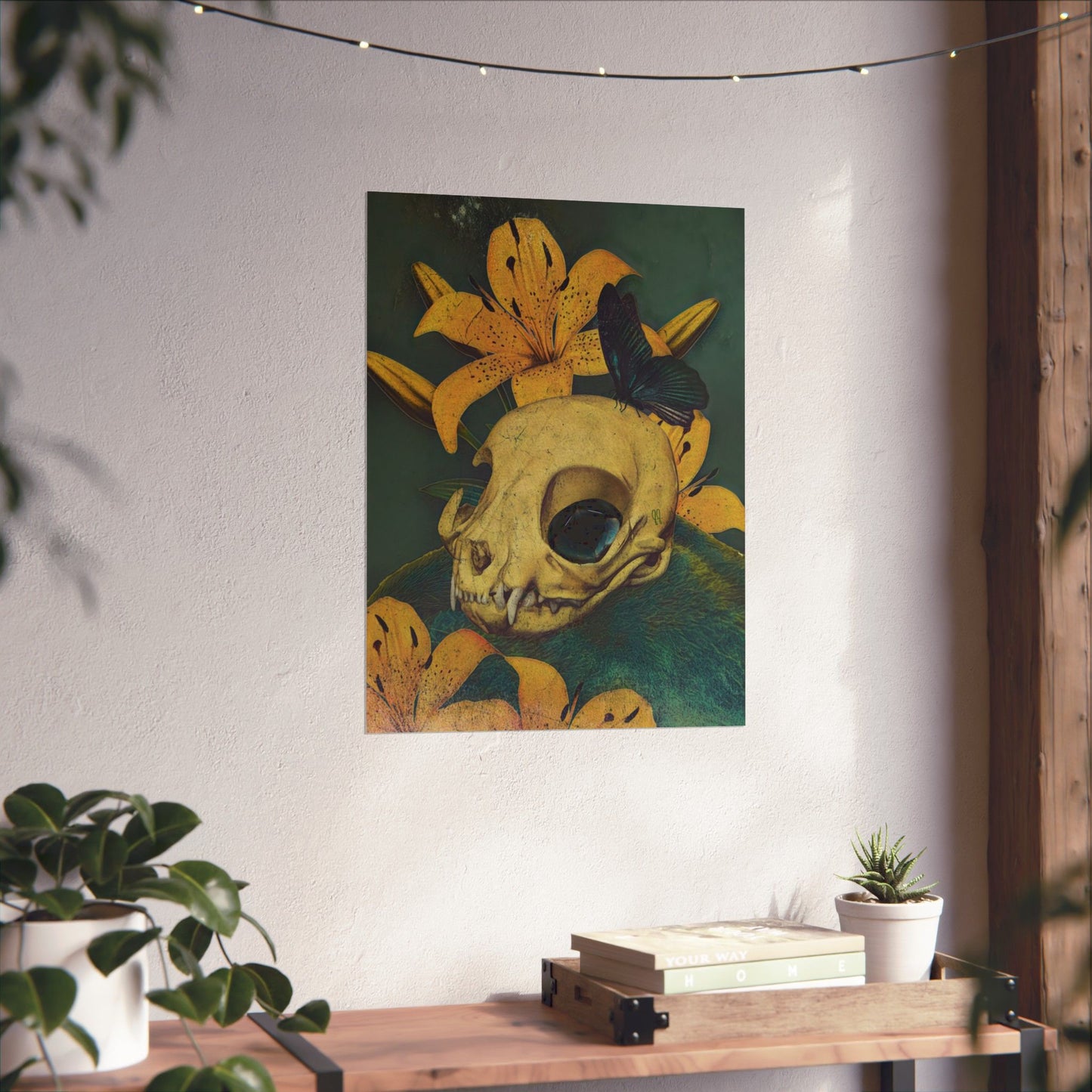 What’s that Mound in the Lily Bed by J.J. Liles (Premium Matte Fine Art Poster)