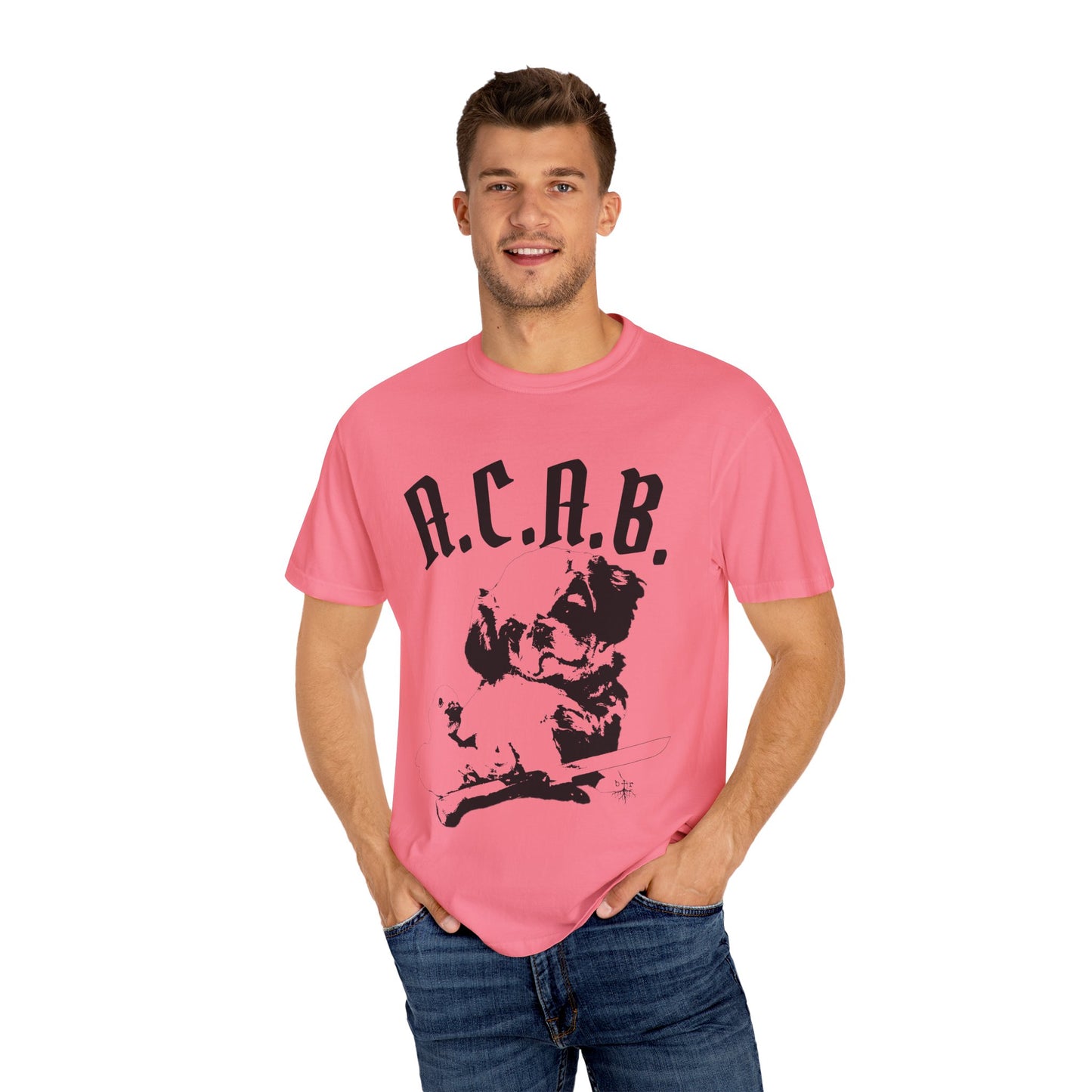 ACAB Pekingese Contrast Unisex T-Shirt