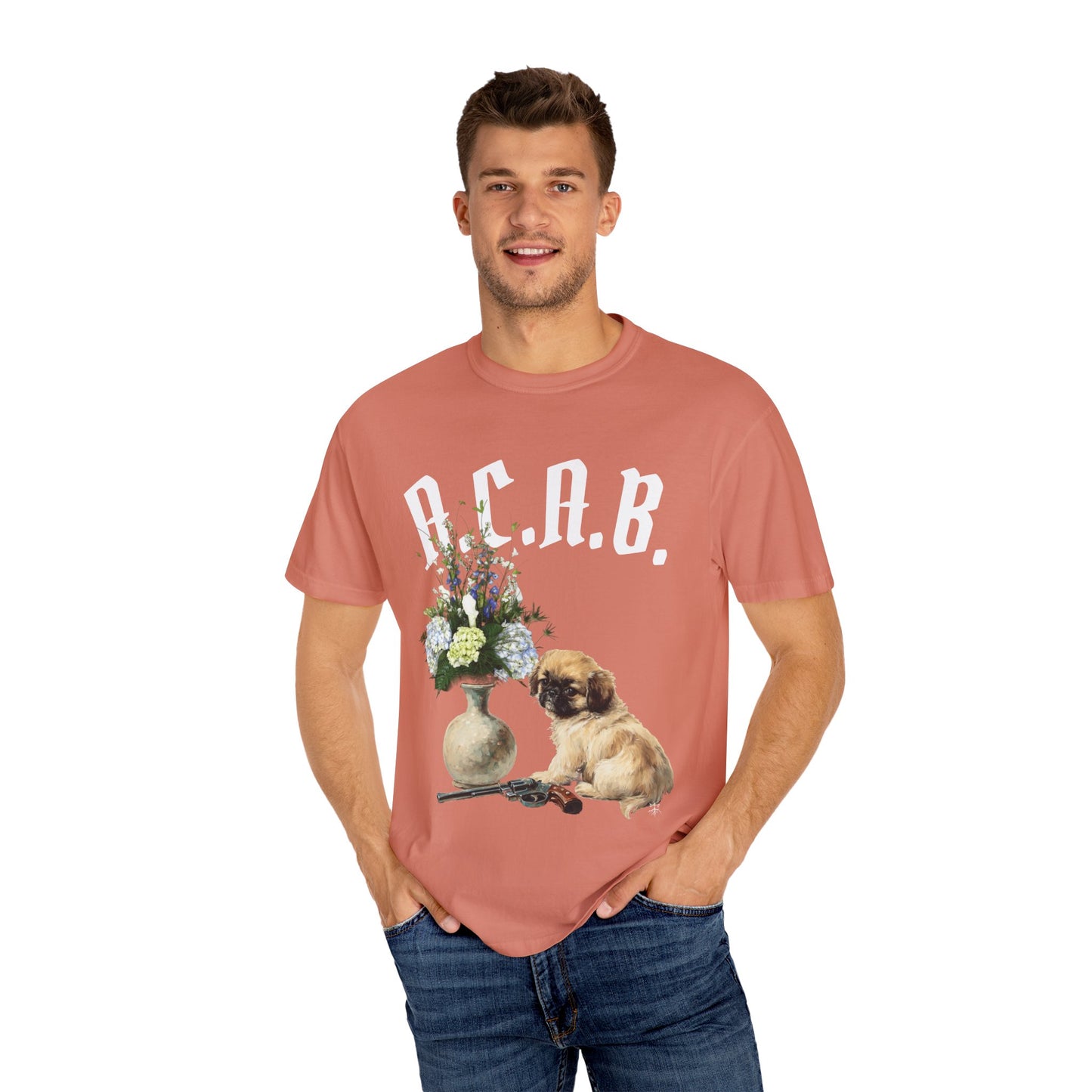 ACAB Pistol Pekingese Unisex T-Shirt