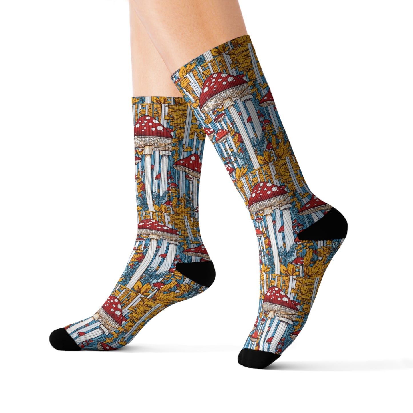 Groovy Mushroom Socks
