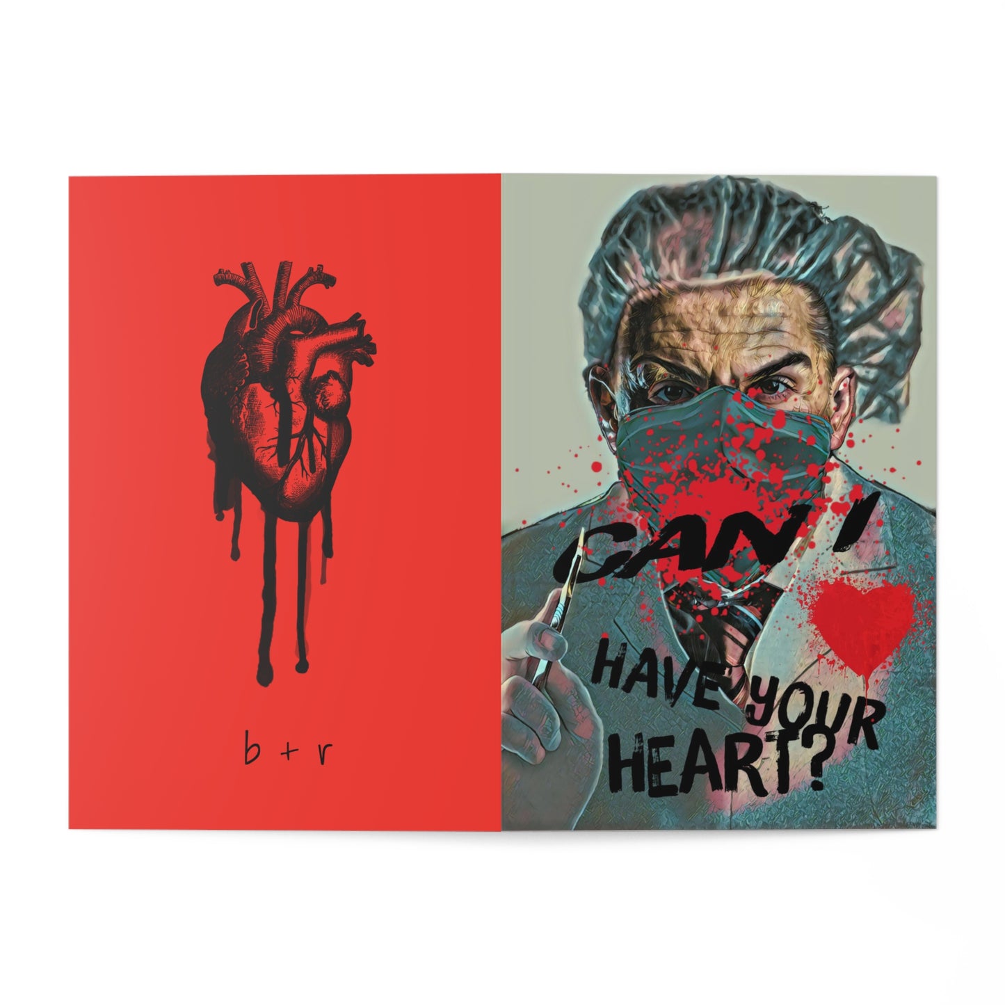 Can I Have Your Heart Anti Valentine Greeting Cards (7 pcs)