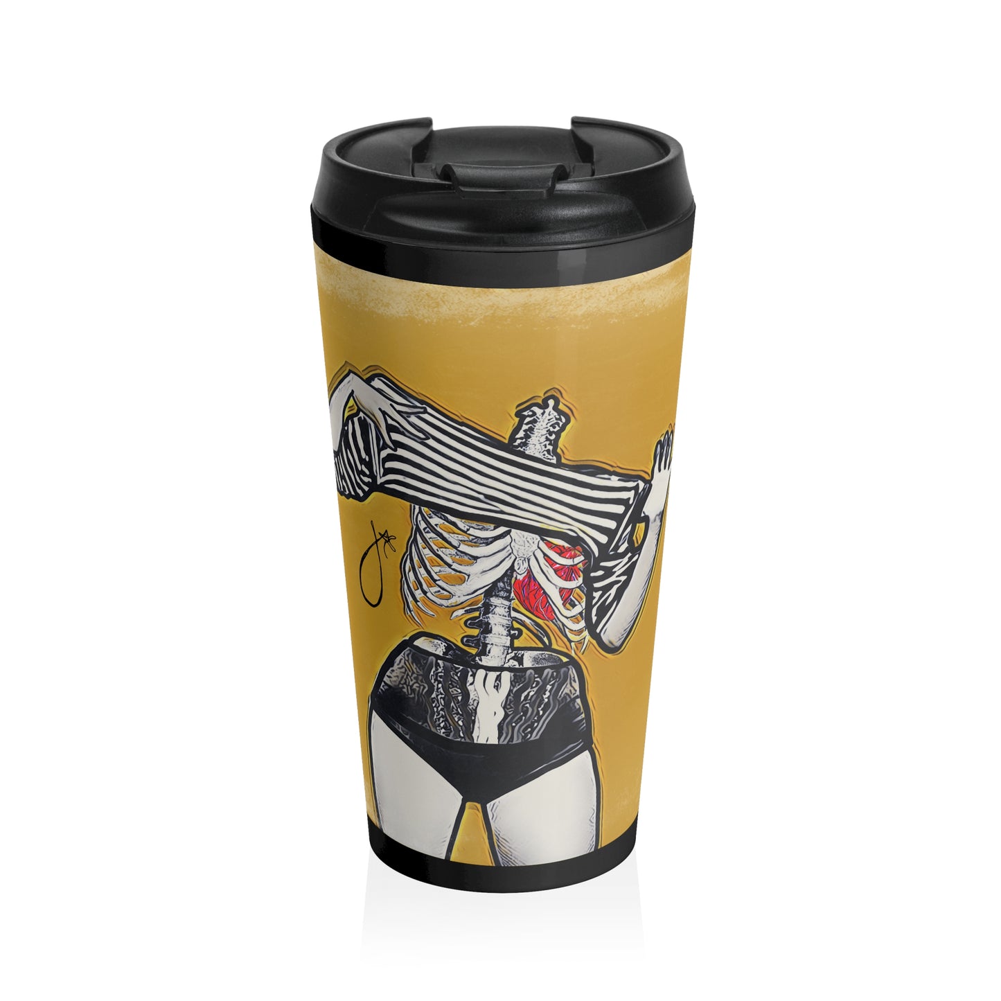 Look-ee-loo Stainless Steel Travel Mug