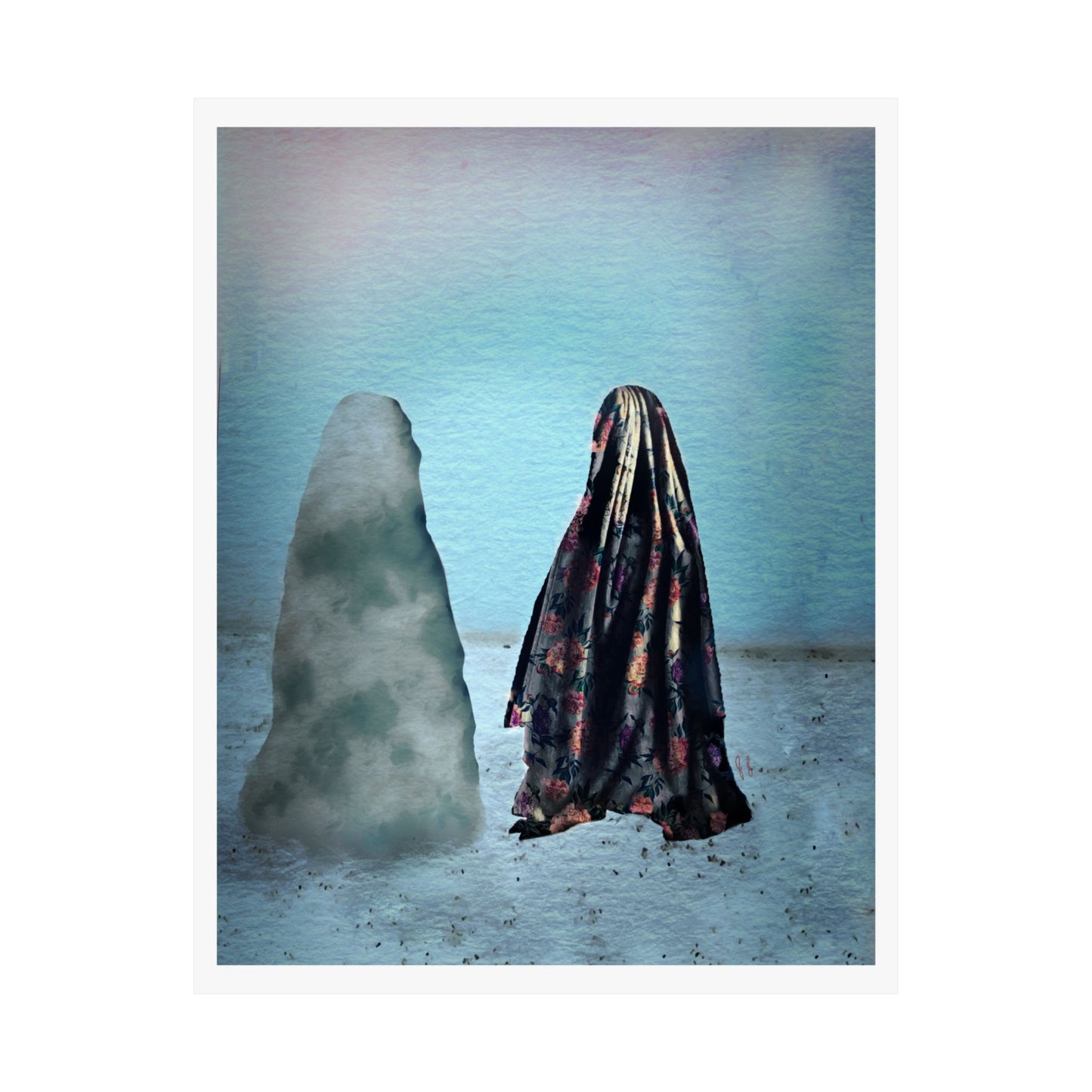 Friend Ghostie by J.J. Liles (Premium Matte Fine Art Poster)
