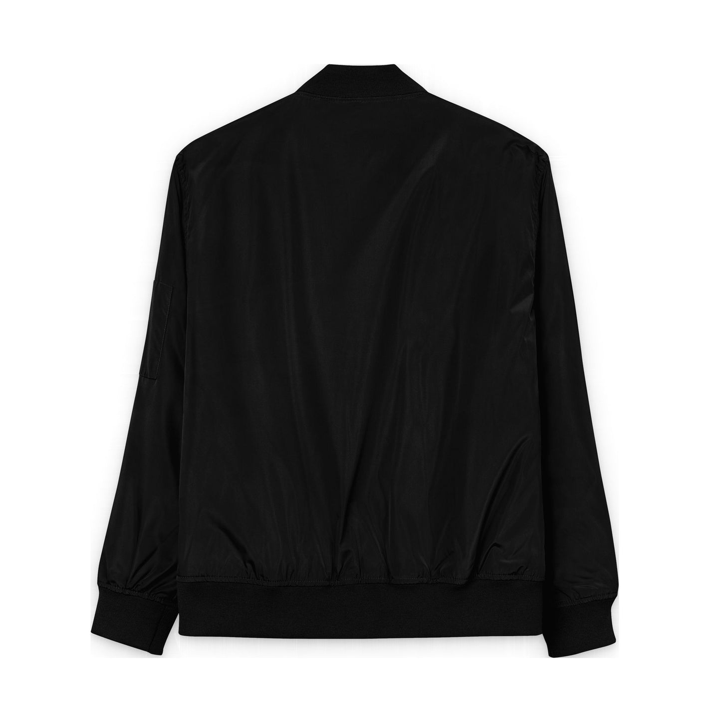 FUCK THE CIS-TEM Embroidered Recycled Eco Bomber Jacket