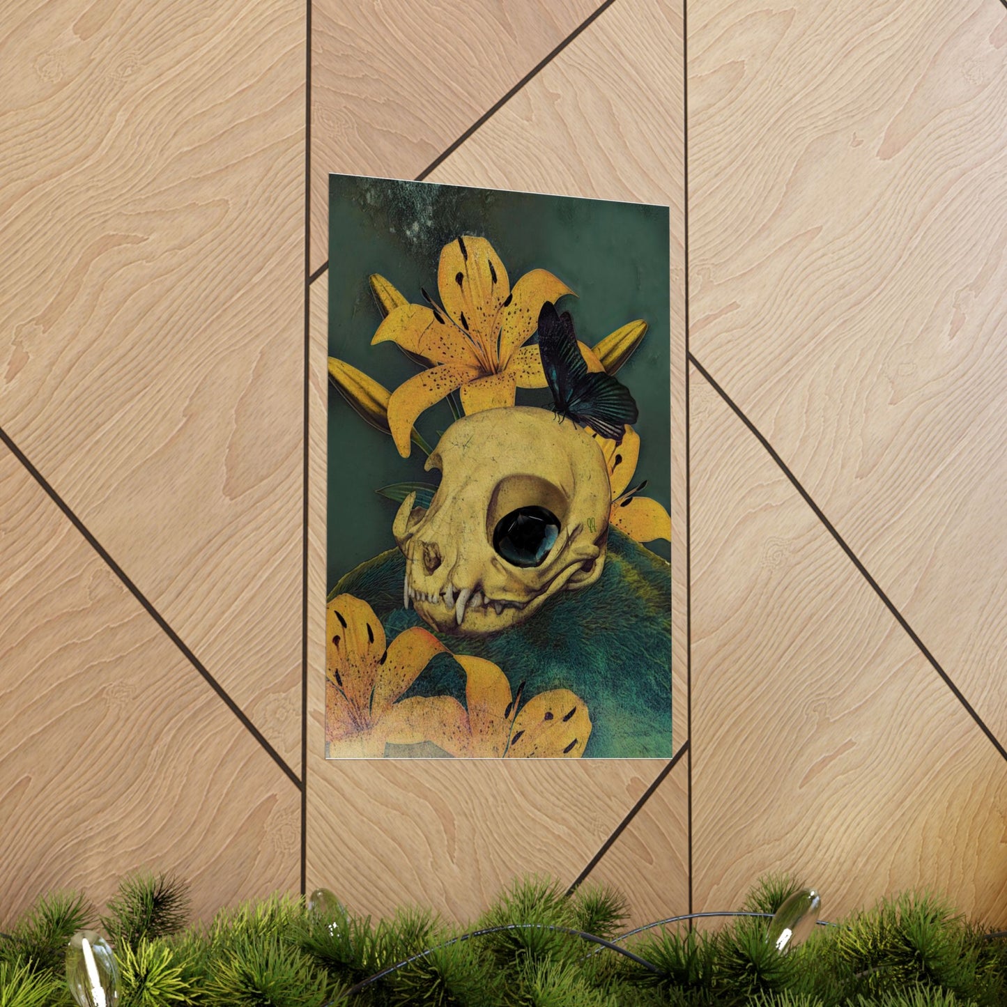 What’s that Mound in the Lily Bed by J.J. Liles (Premium Matte Fine Art Poster)