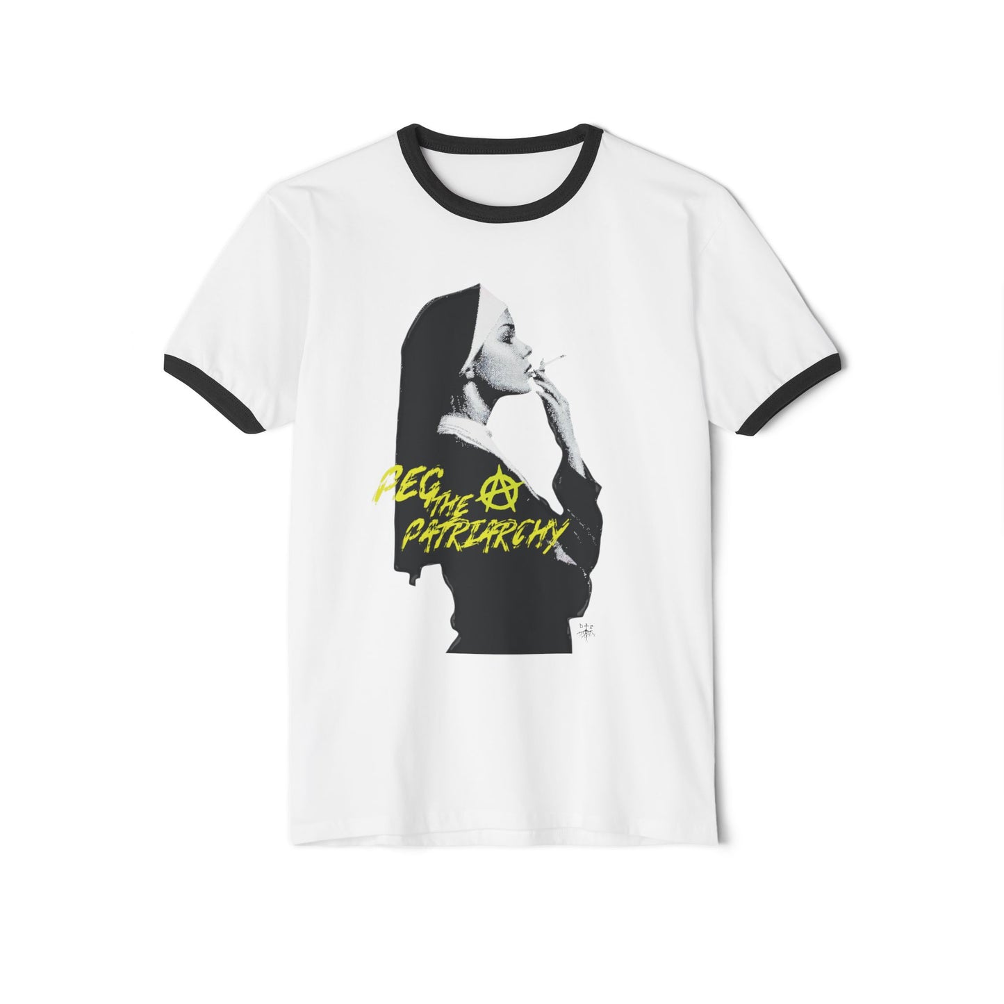 Peg the Patriarchy Soft Ringer Tee