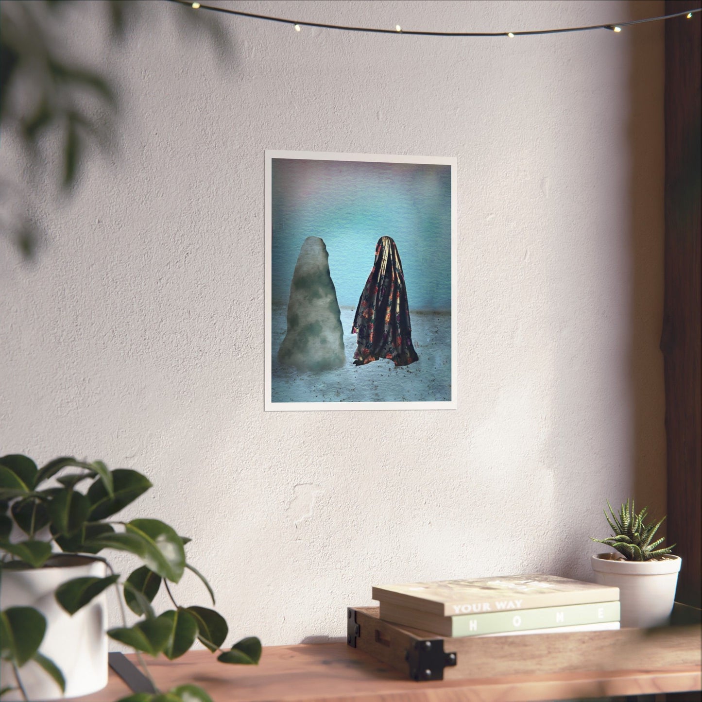 Friend Ghostie by J.J. Liles (Premium Matte Fine Art Poster)
