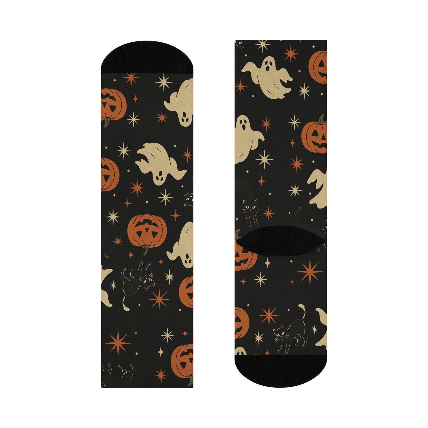 Vintage Hallow’s Crew Socks | Cozy Footwear, Cute Gift, Fall Fashion, Festive Accessories, Pumpkin Enthusiasts