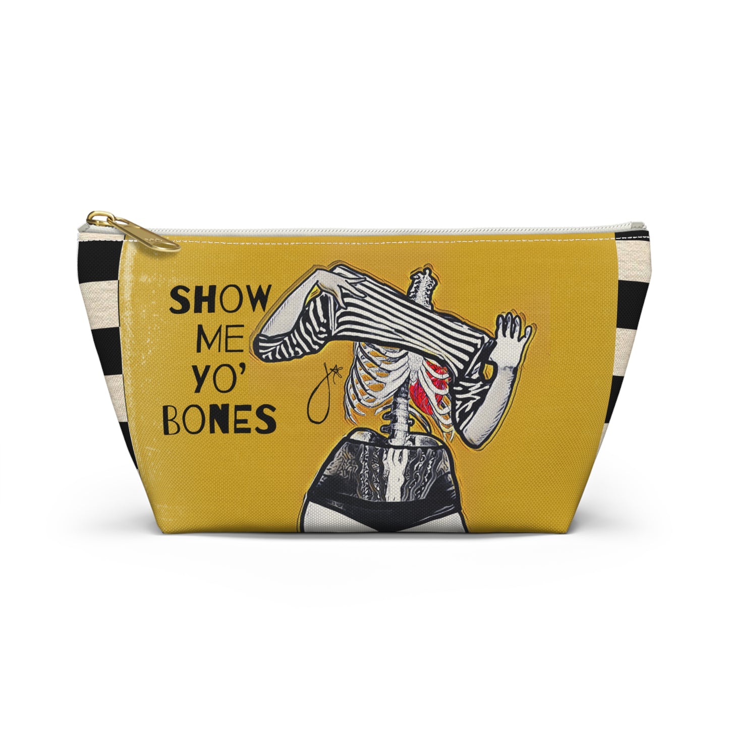 Show Me Your Bones Apothecary Bag w T-bottom