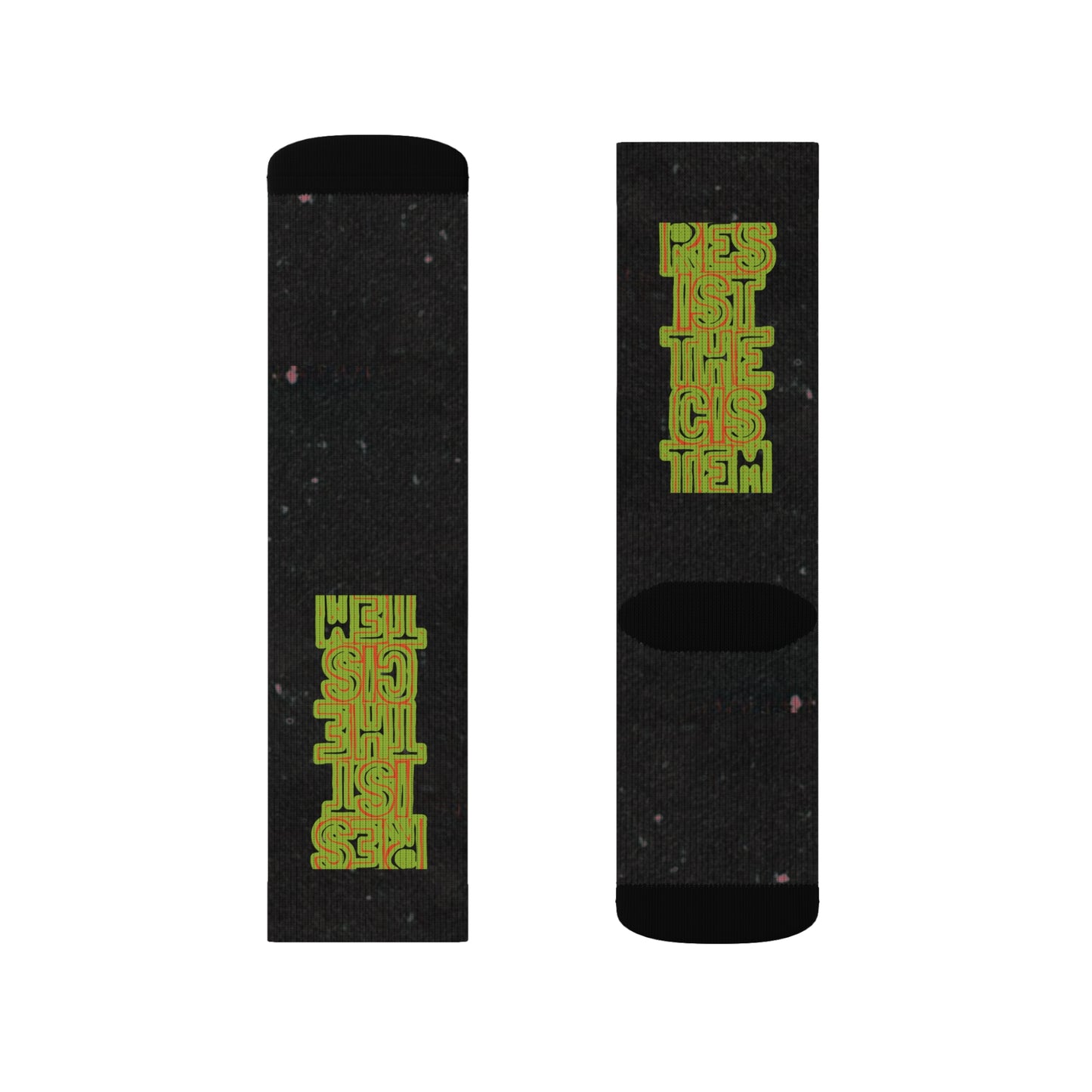Resist the Cis-Tem Dress Socks