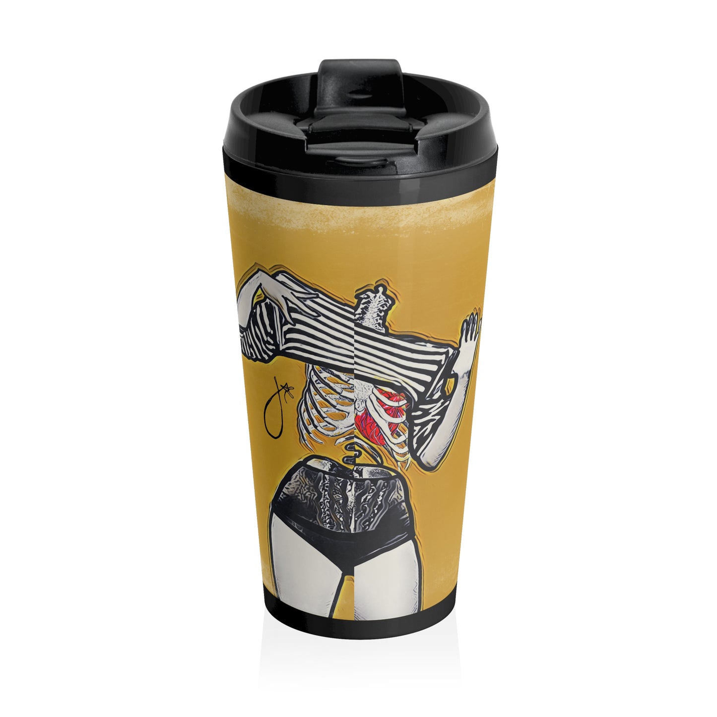 Look-ee-loo Stainless Steel Travel Mug