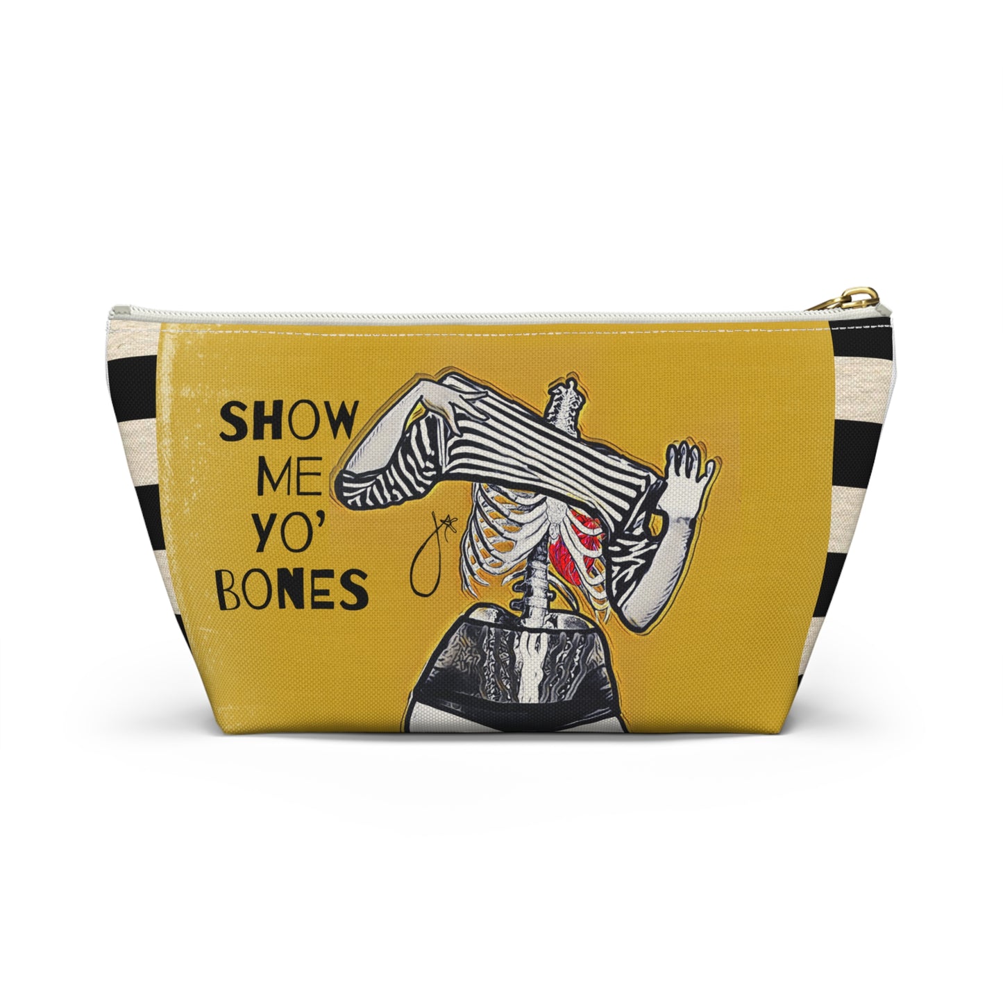 Show Me Your Bones Apothecary Bag w T-bottom