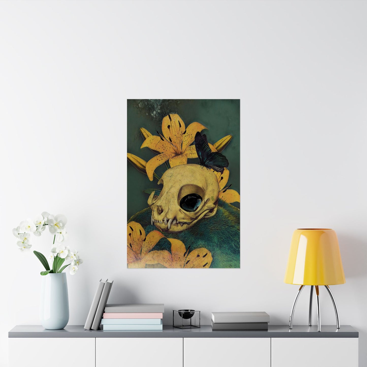 What’s that Mound in the Lily Bed by J.J. Liles (Premium Matte Fine Art Poster)