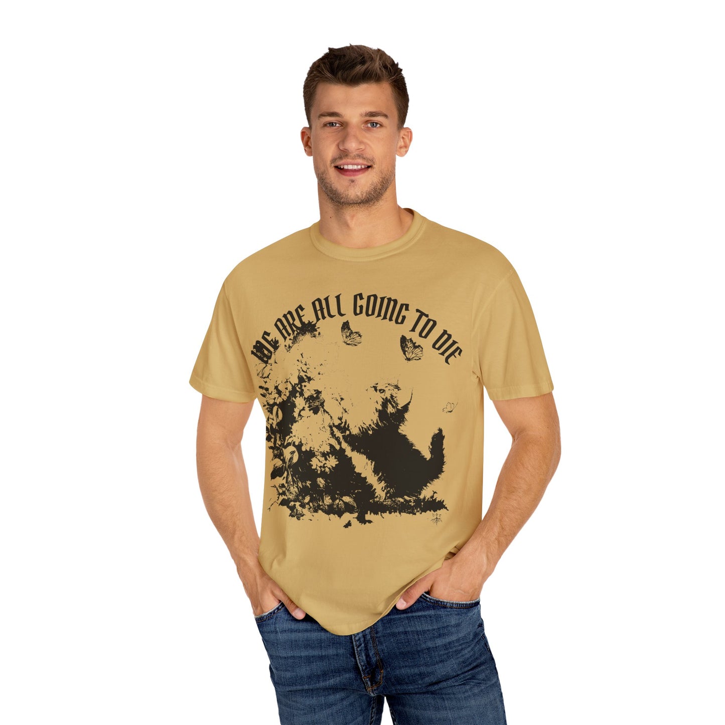 We Are All Going to Die Contrast Unisex T-Shirt