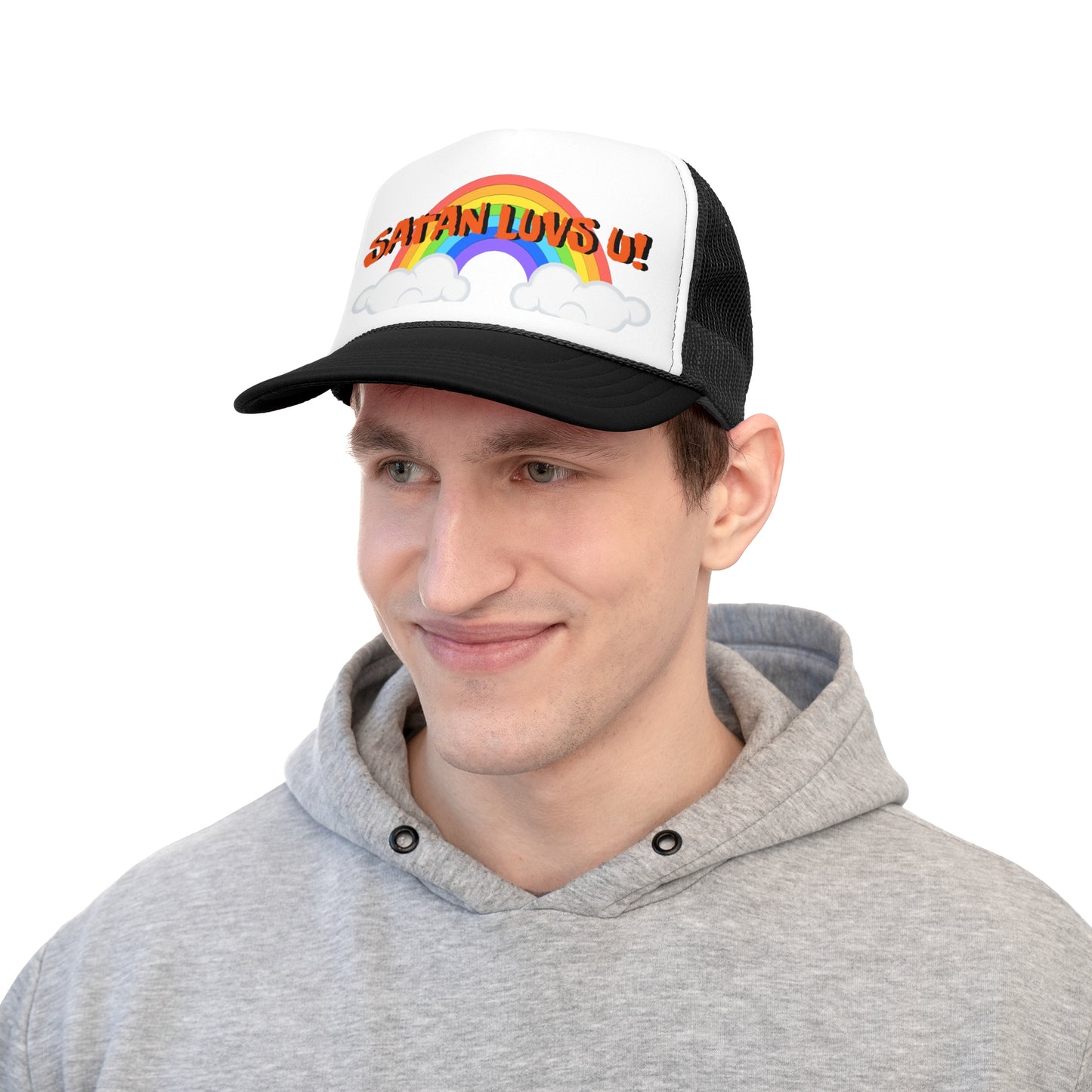 Satan Luvs U! Trucker Cap (4 Colors!)