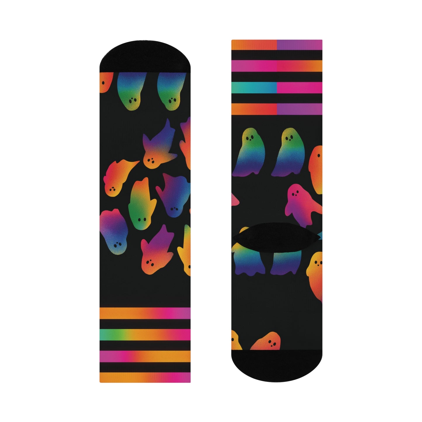 Gay Ghosties Crew Socks | Cozy Footwear, Cute Gift, Fall Fashion, Festive Accessories, Pumpkin Enthusiasts