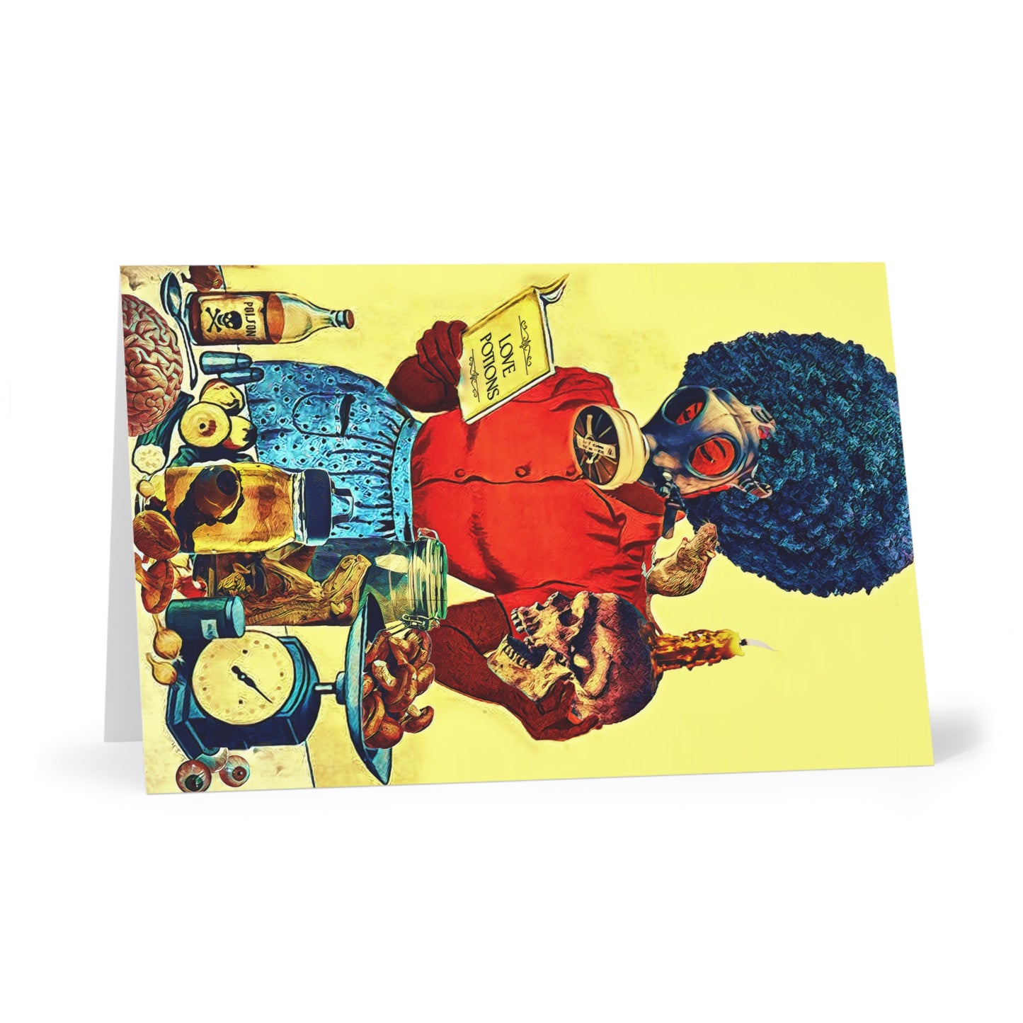 Acrid Love Valentine Greeting Cards (7 pcs)