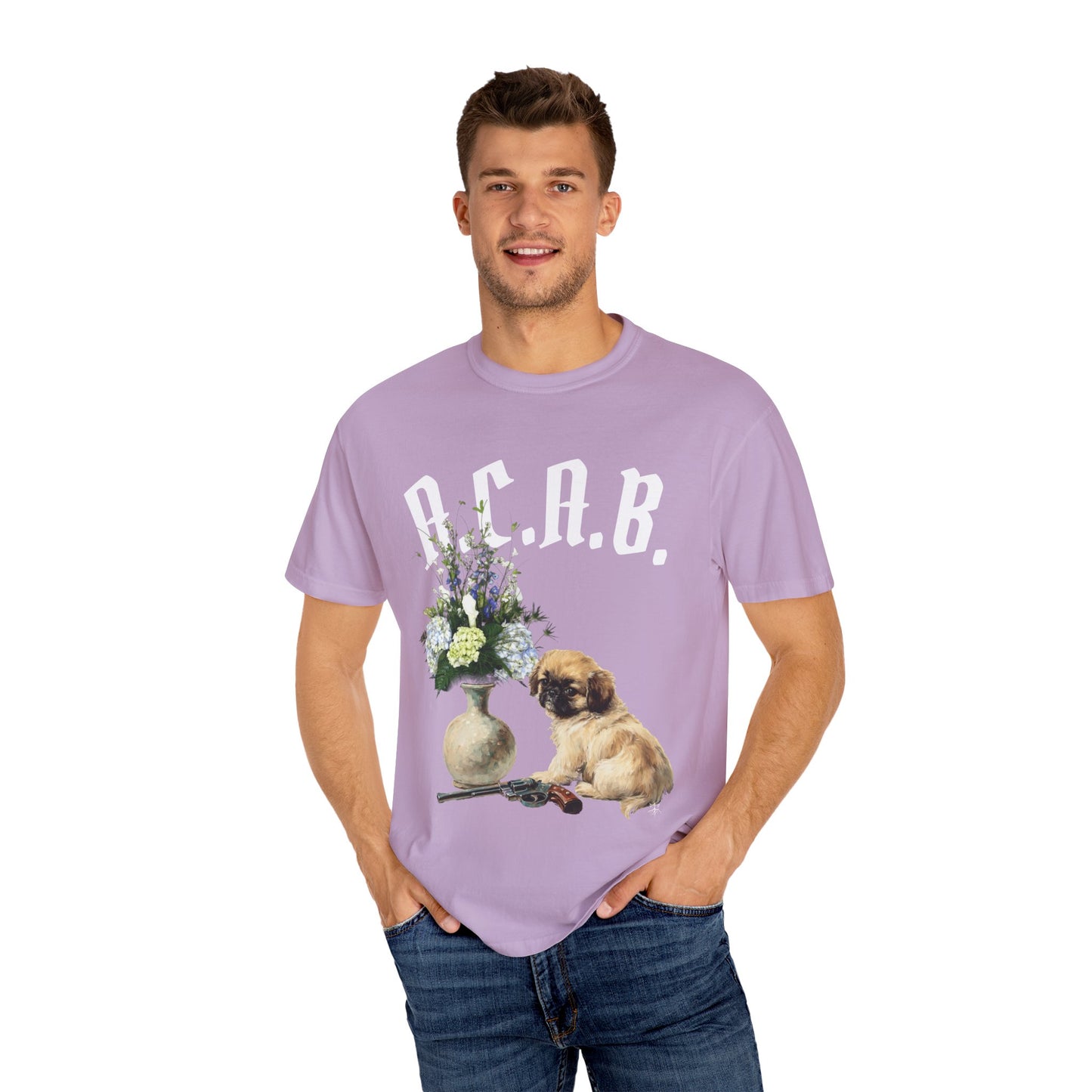 ACAB Pistol Pekingese Unisex T-Shirt