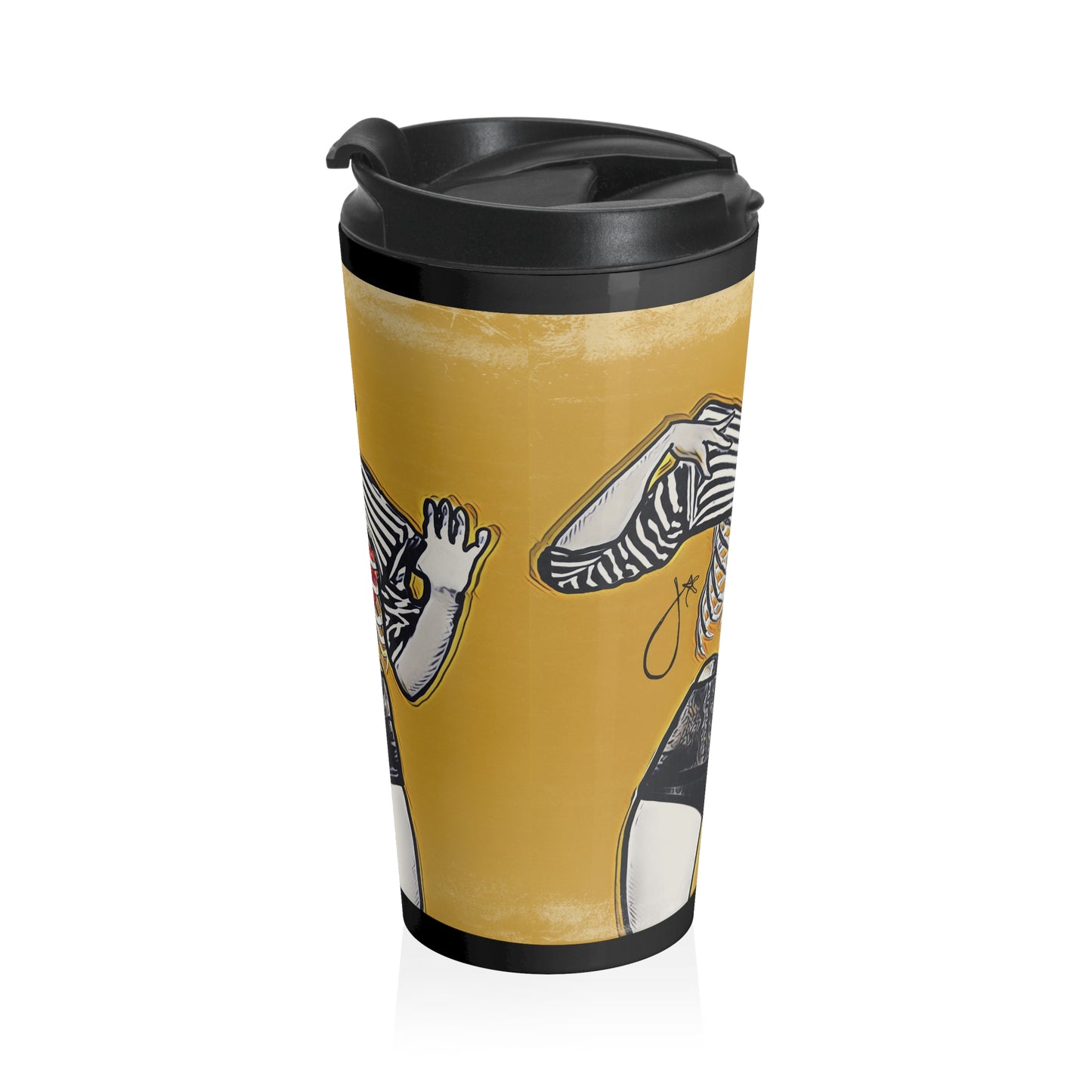 Look-ee-loo Stainless Steel Travel Mug