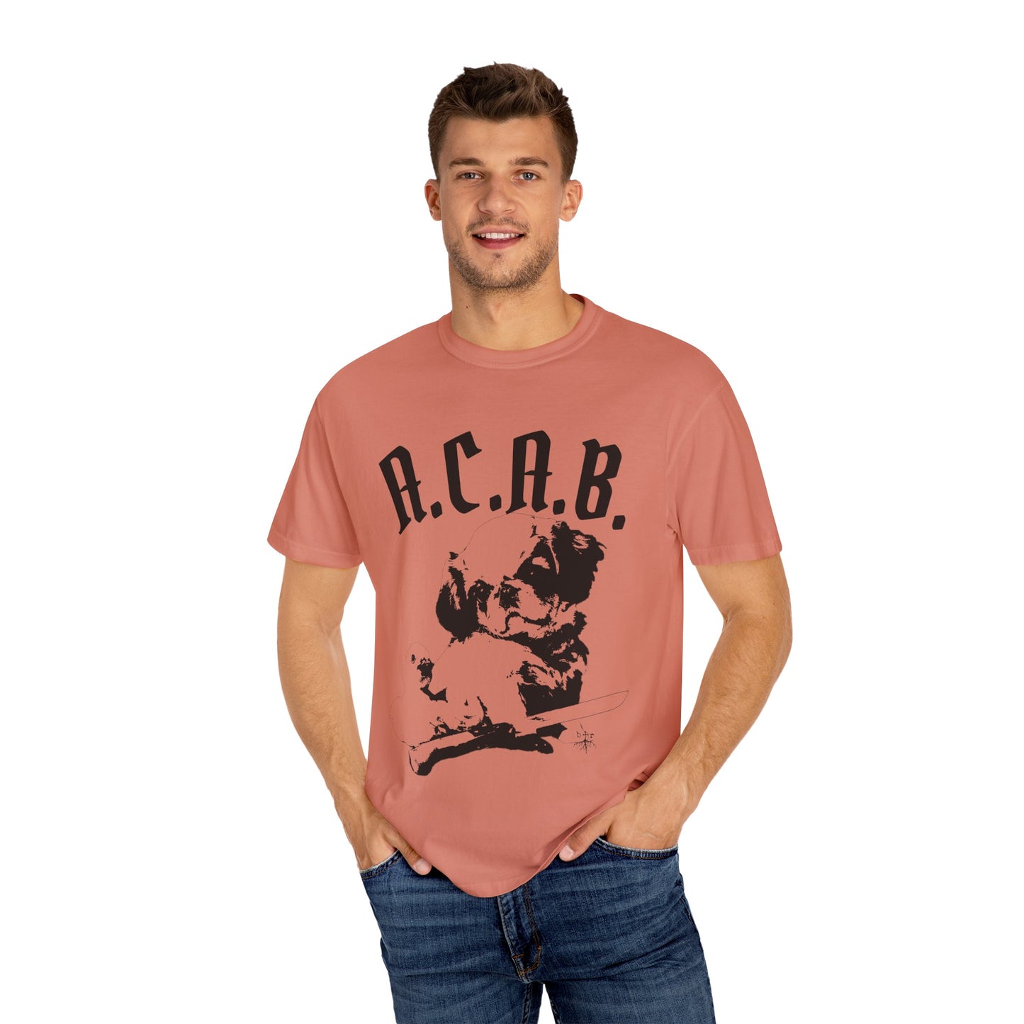 ACAB Pekingese Contrast Unisex T-Shirt