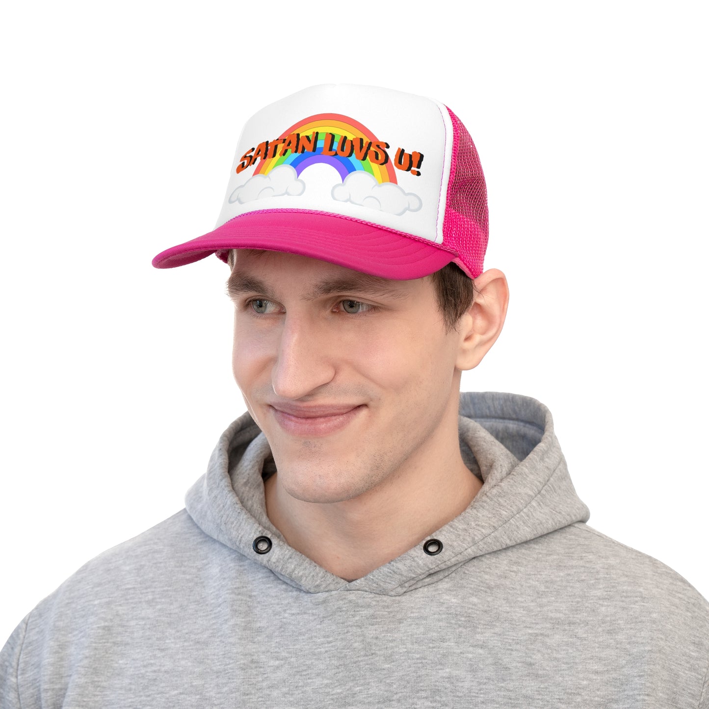 Satan Luvs U! Trucker Cap (4 Colors!)