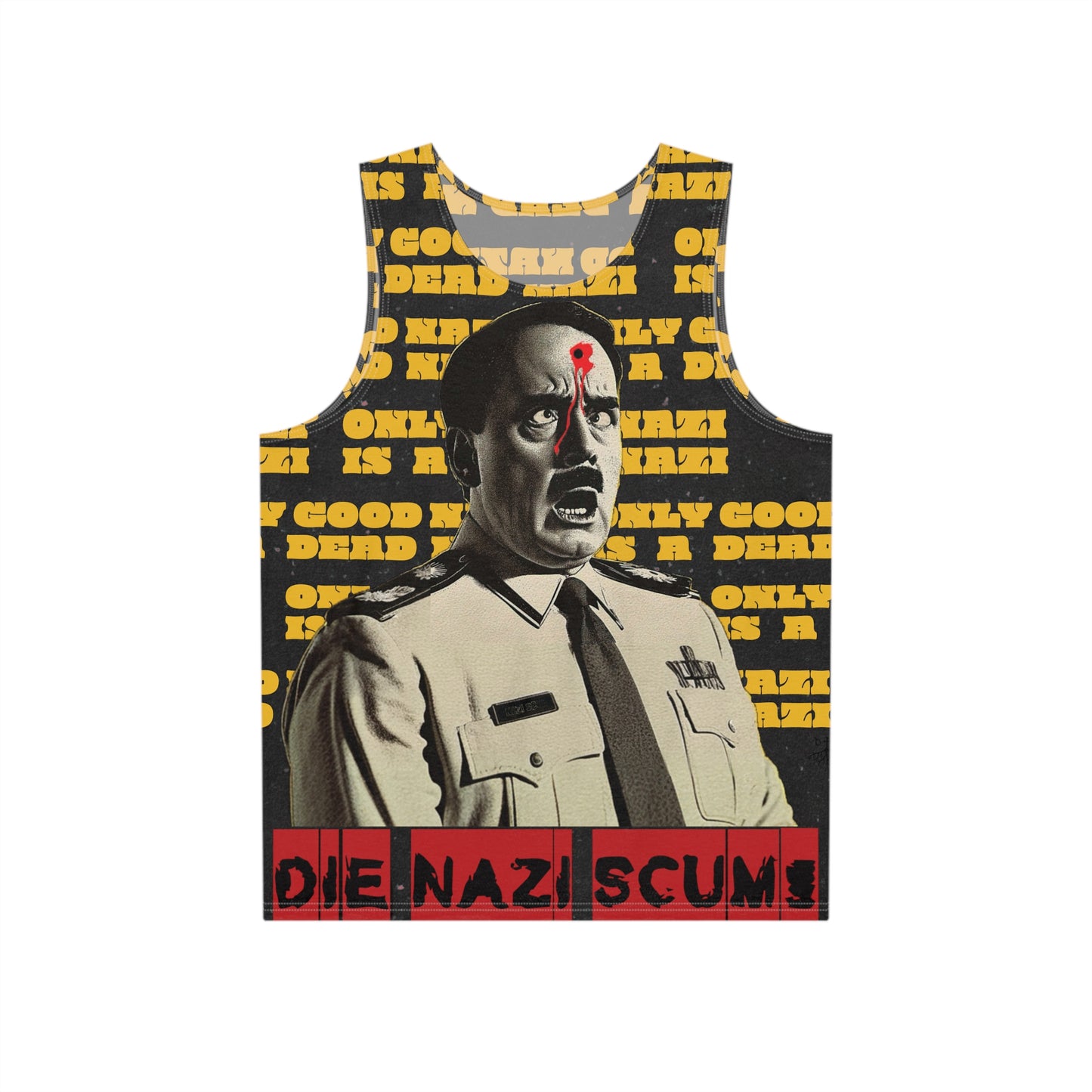 Die Nazi Scum Oversized Unisex Tank