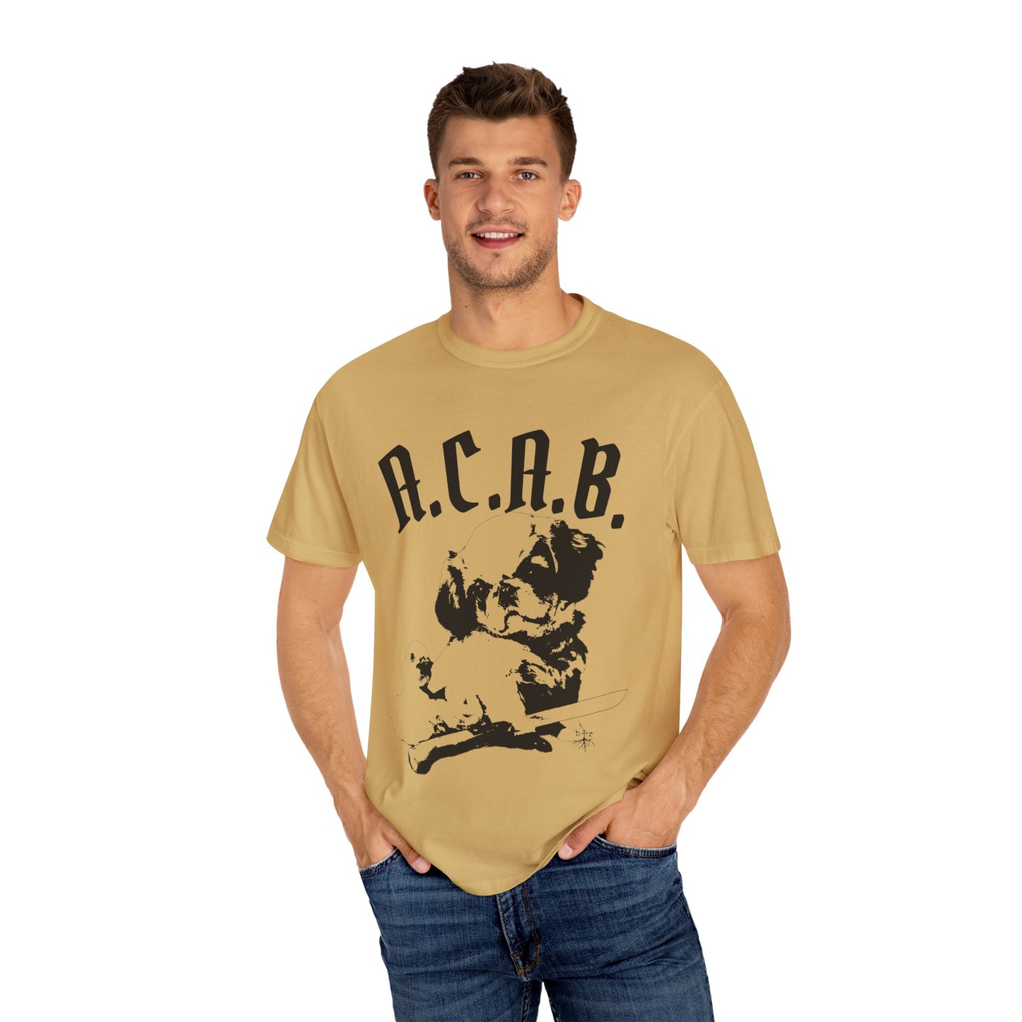 ACAB Pekingese Contrast Unisex T-Shirt