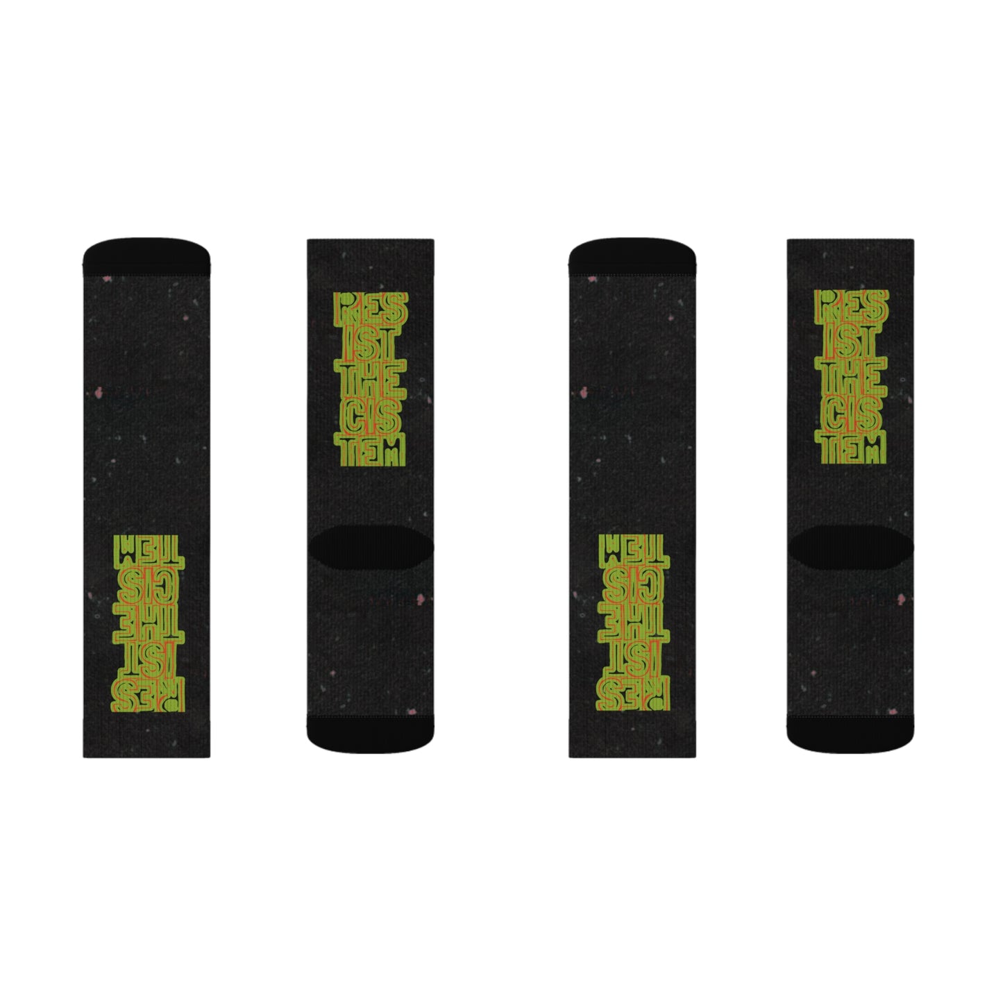 Resist the Cis-Tem Dress Socks