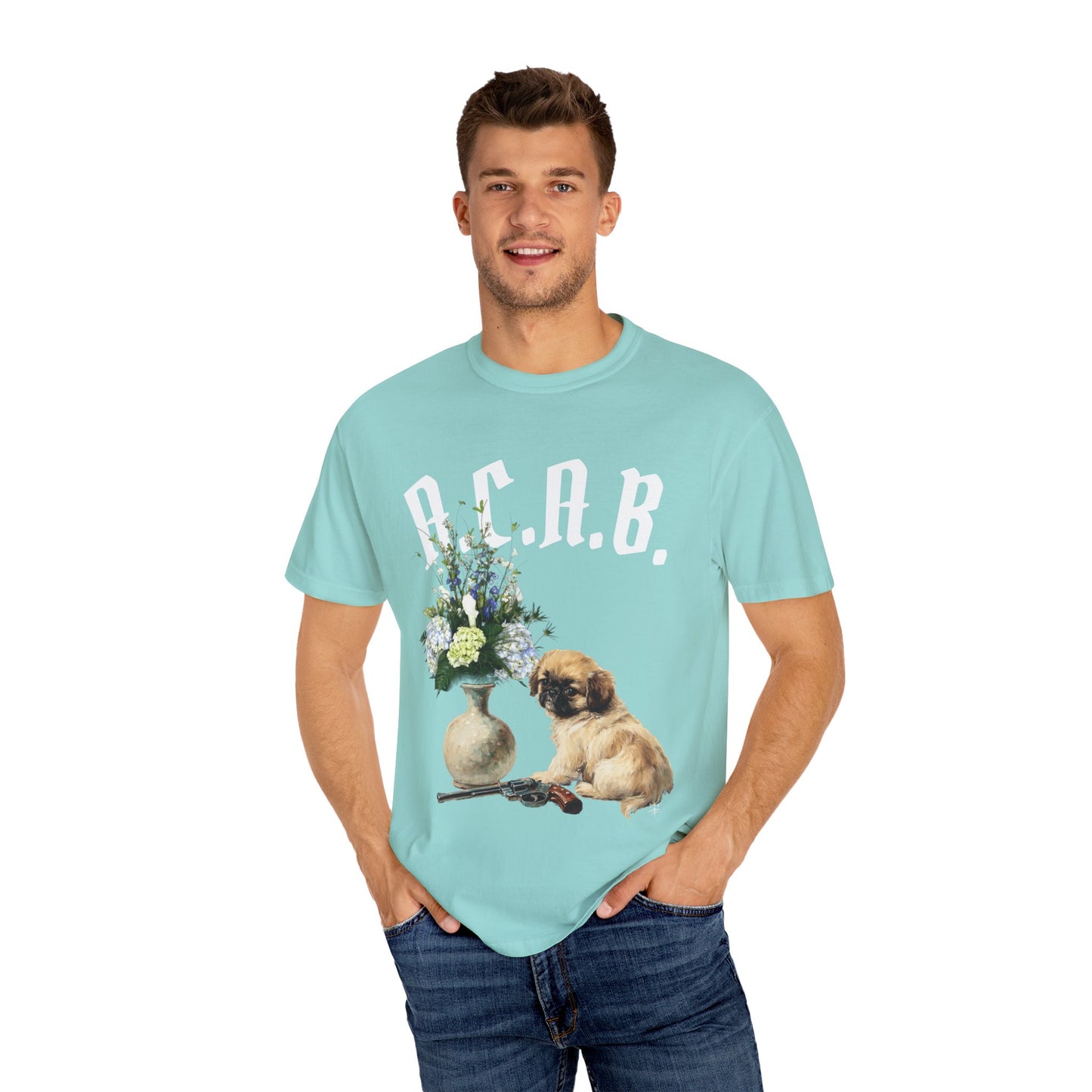ACAB Pistol Pekingese Unisex T-Shirt