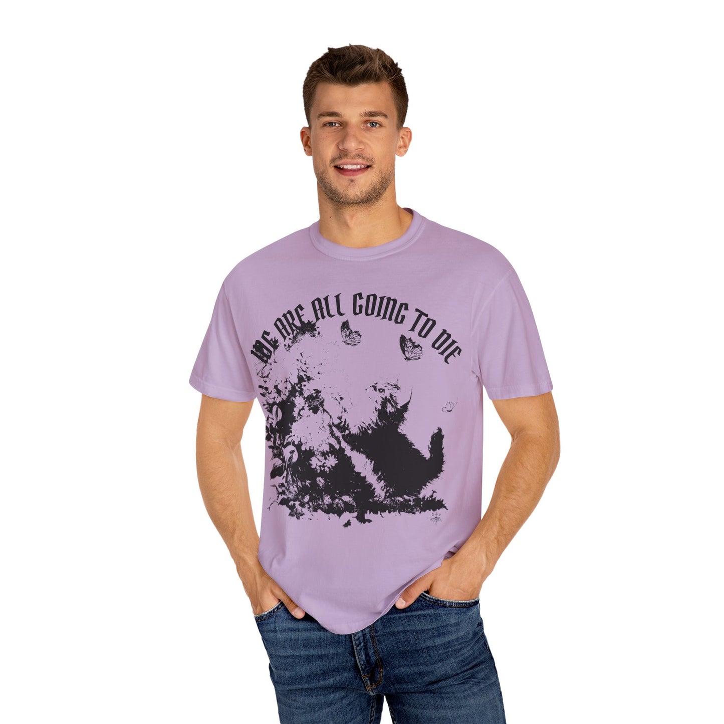 We Are All Going to Die Contrast Unisex T-Shirt