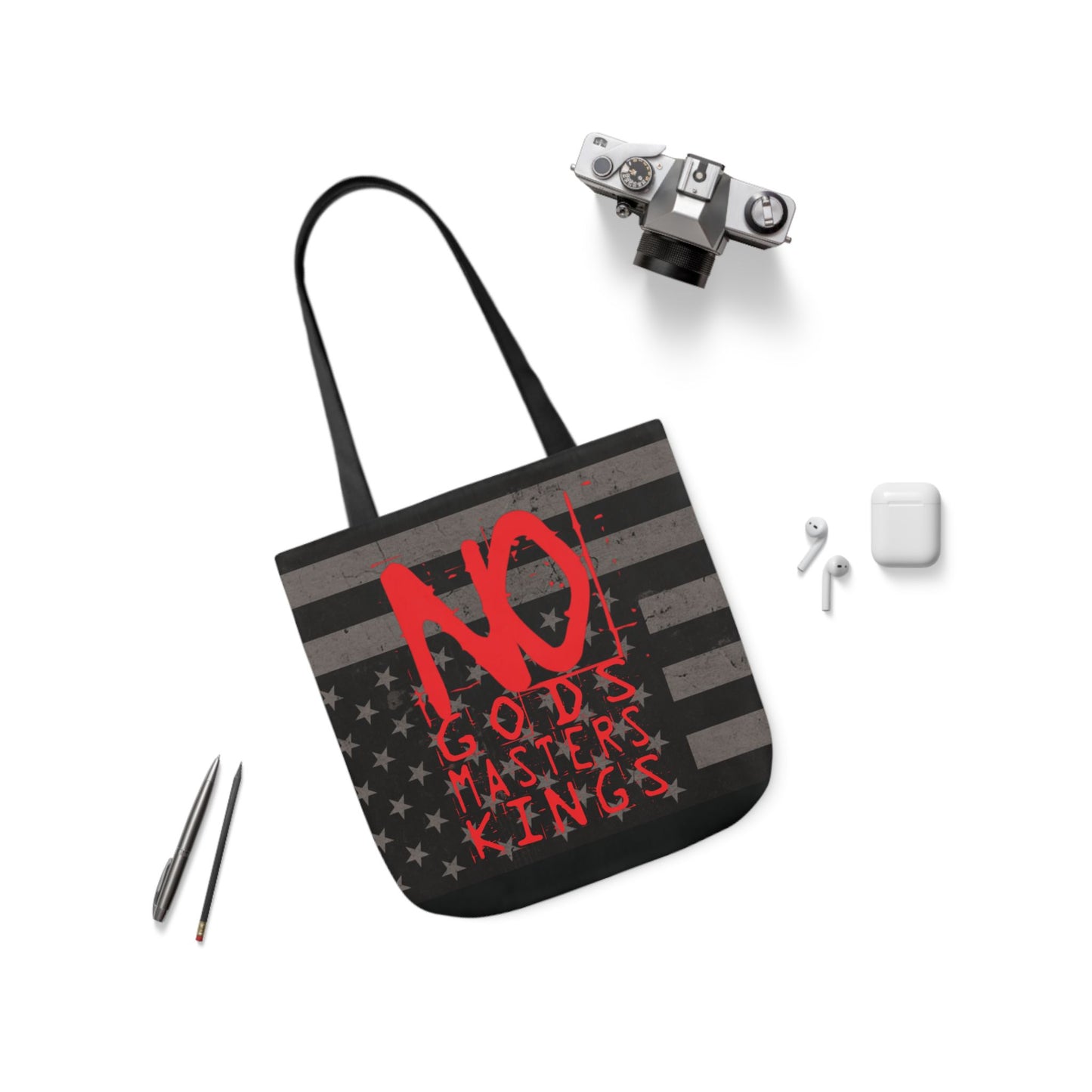 NO gods masters kings Tote