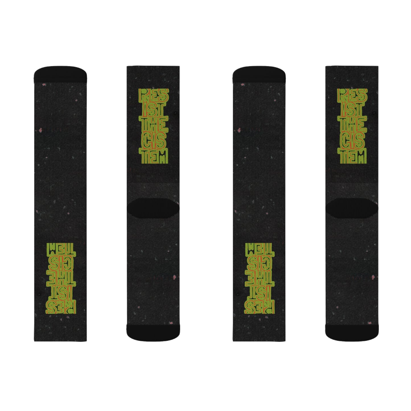 Resist the Cis-Tem Dress Socks