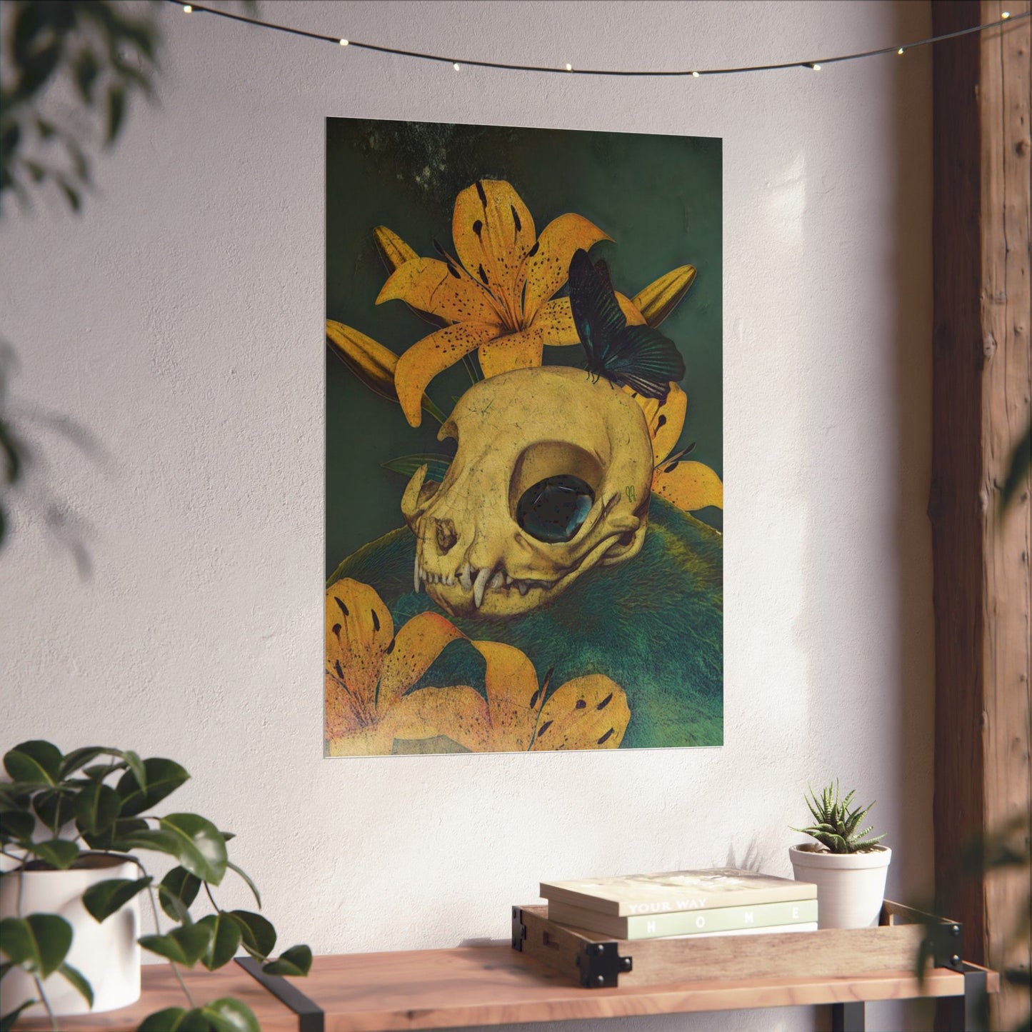 What’s that Mound in the Lily Bed by J.J. Liles (Premium Matte Fine Art Poster)