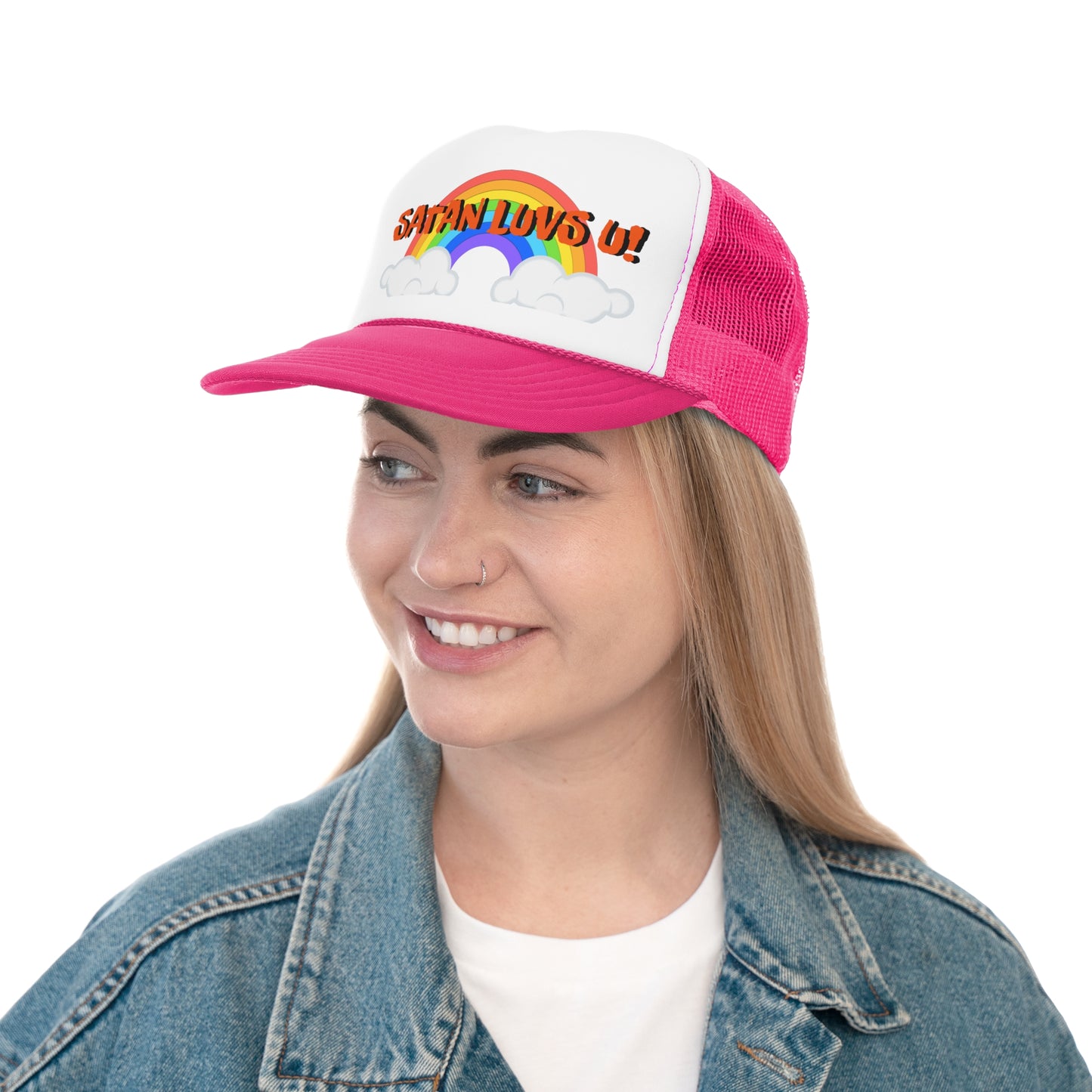 Satan Luvs U! Trucker Cap (4 Colors!)