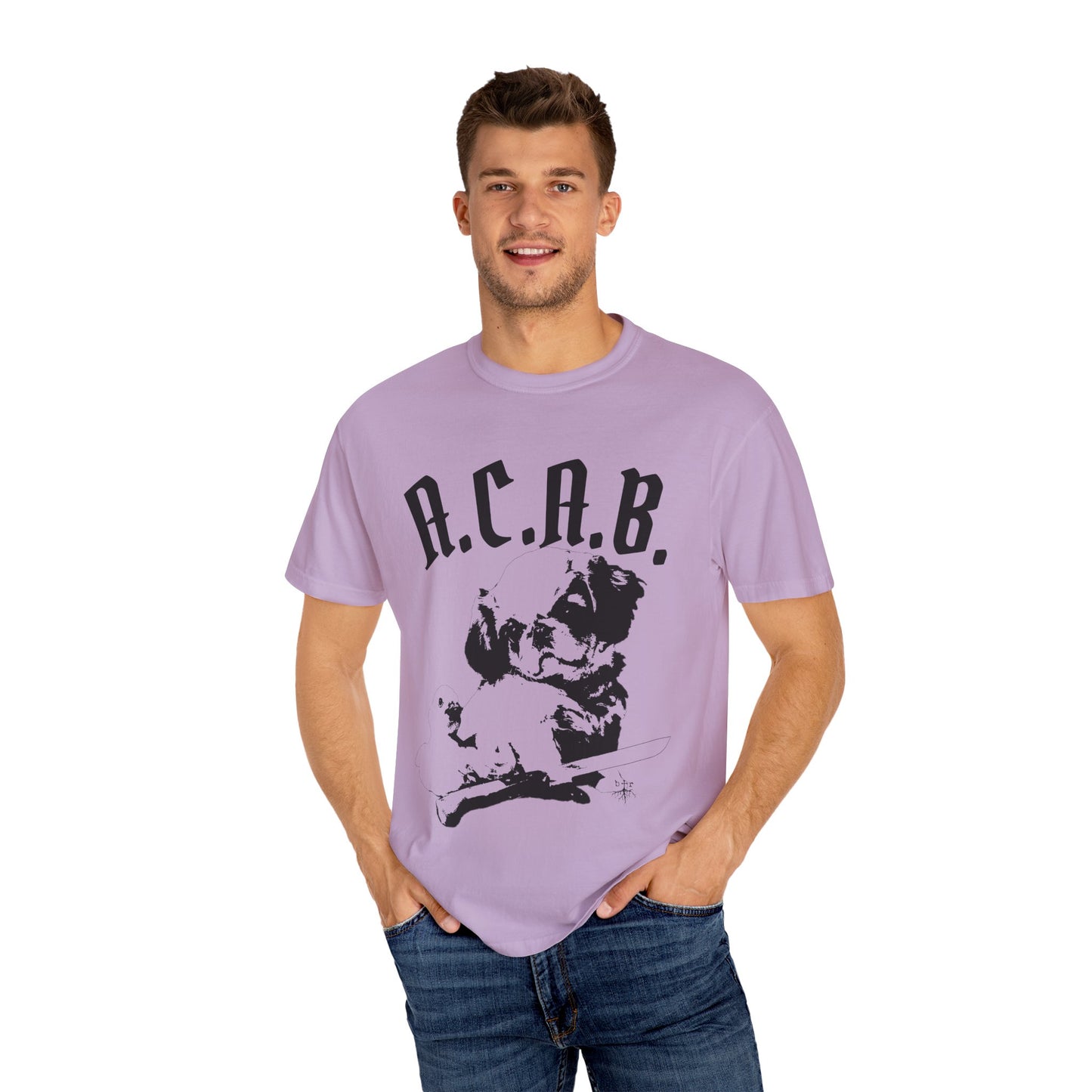 ACAB Pekingese Contrast Unisex T-Shirt