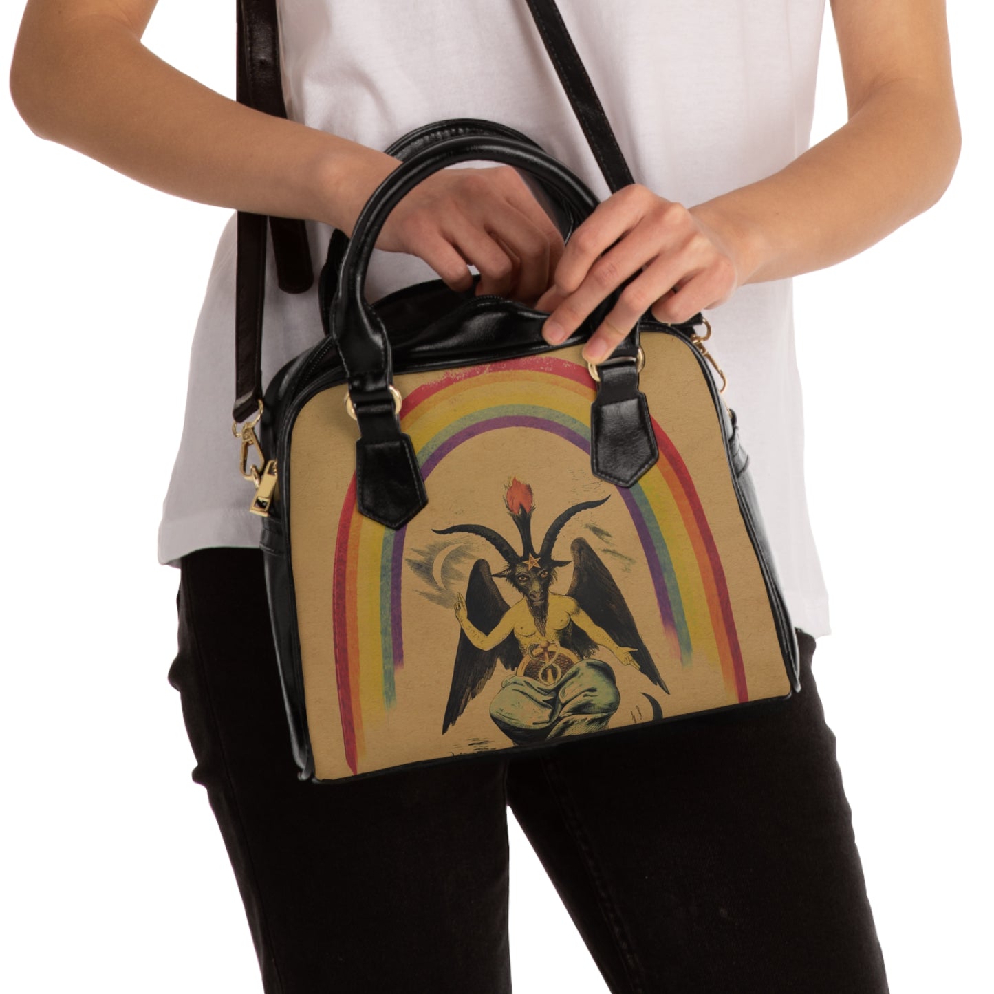 As Above, So Below Shoulder Crossover Purse