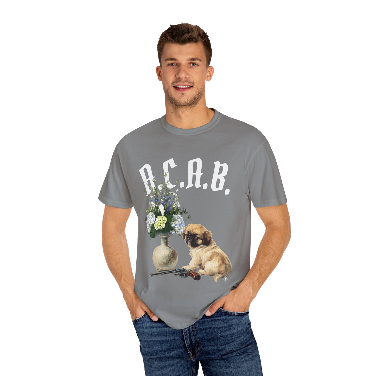 ACAB Pistol Pekingese Unisex T-Shirt