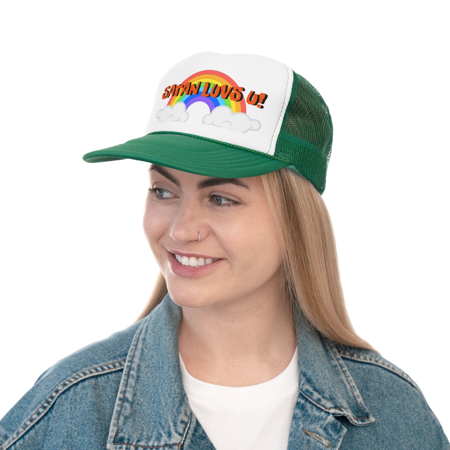 Satan Luvs U! Trucker Cap (4 Colors!)